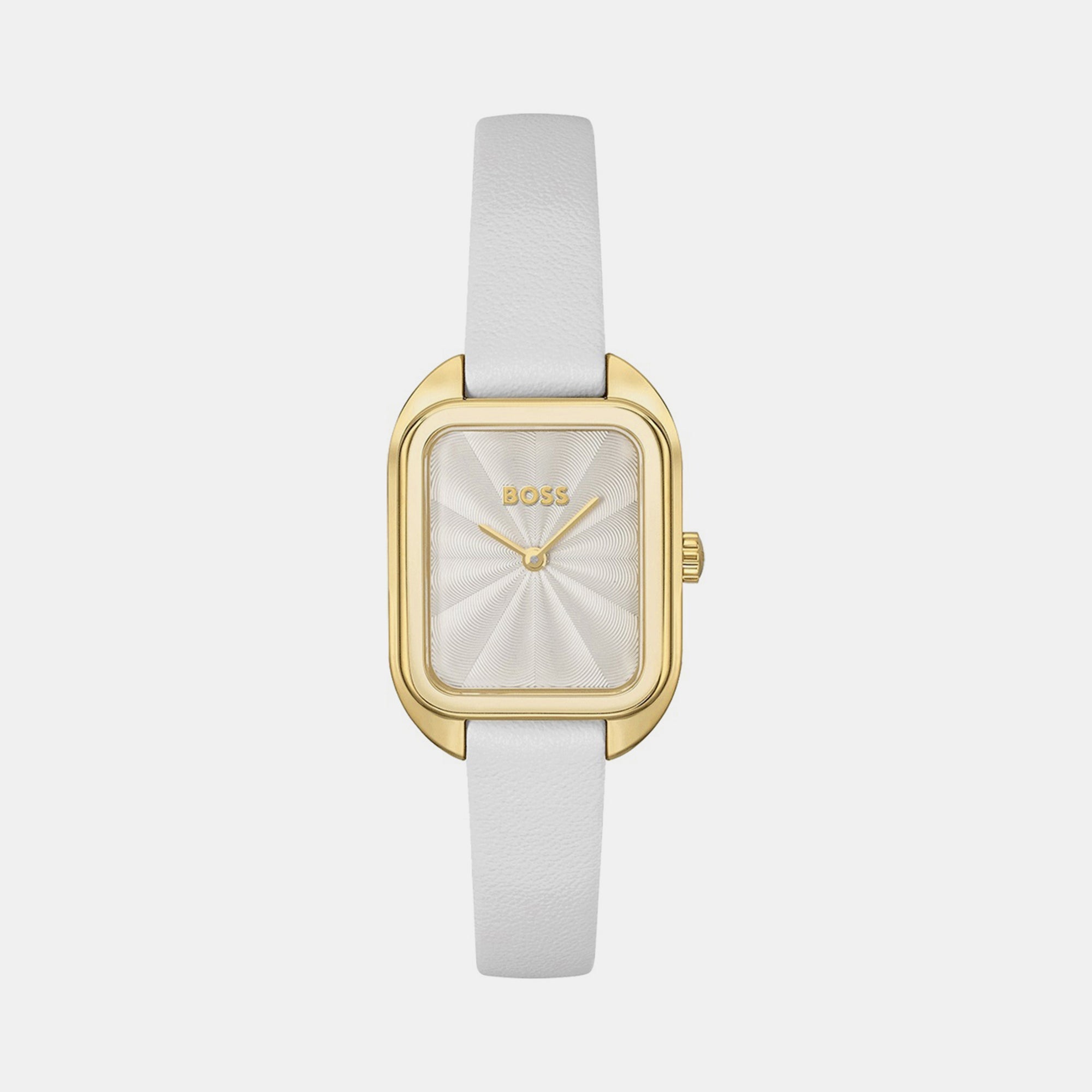 Boss Balley Women Quartz Silver Dial Analog Leather Watch 1502681