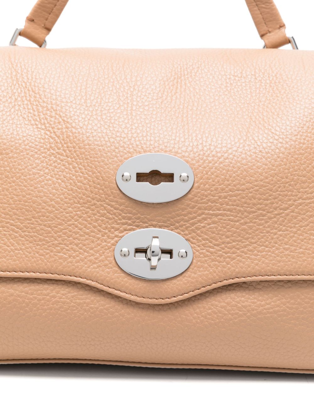 Zanellato Postina® Small Bag In Hammered Leather Brown Cantucci - view 2