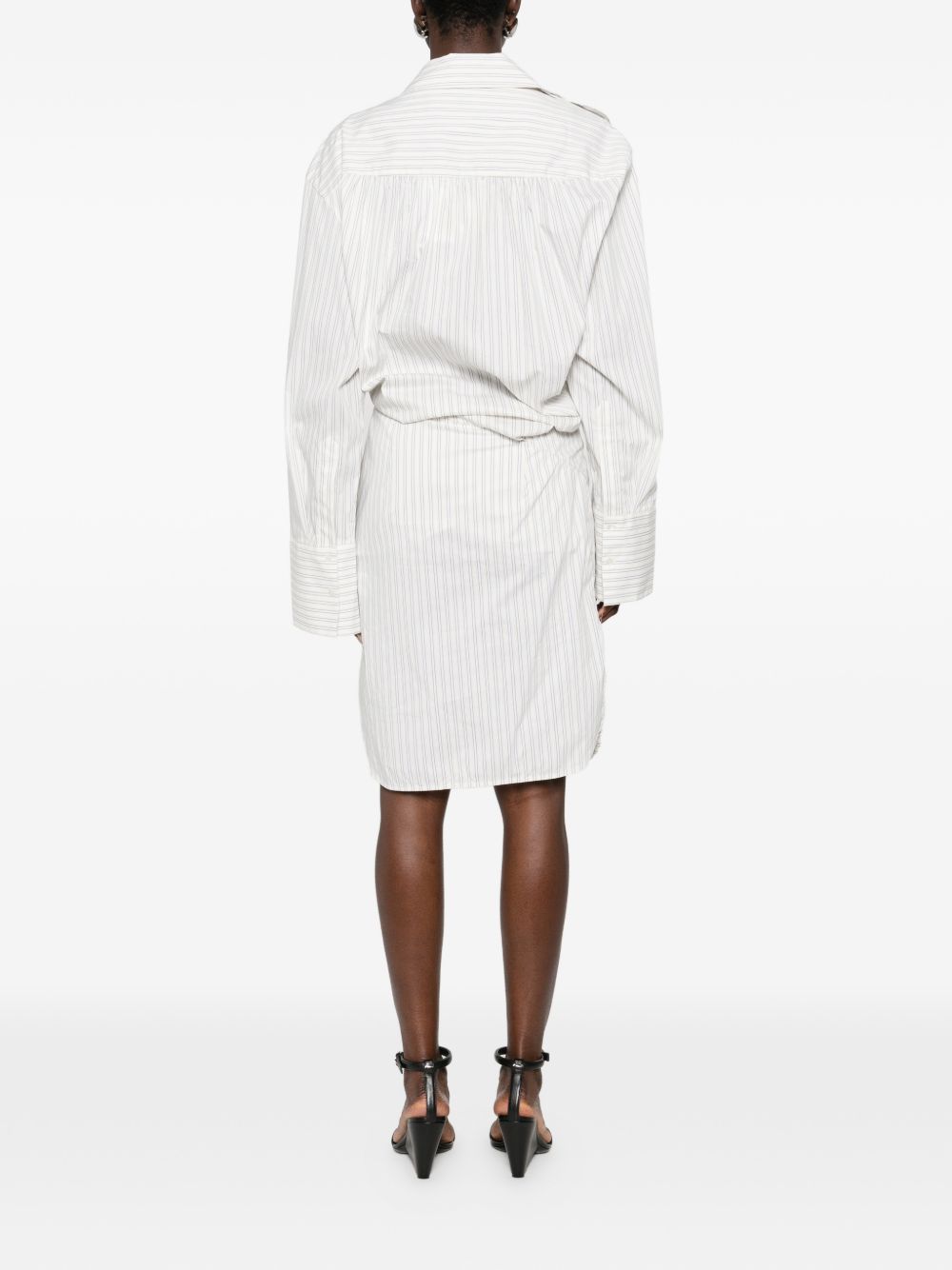 Iro Lazul striped cotton dress - view 3