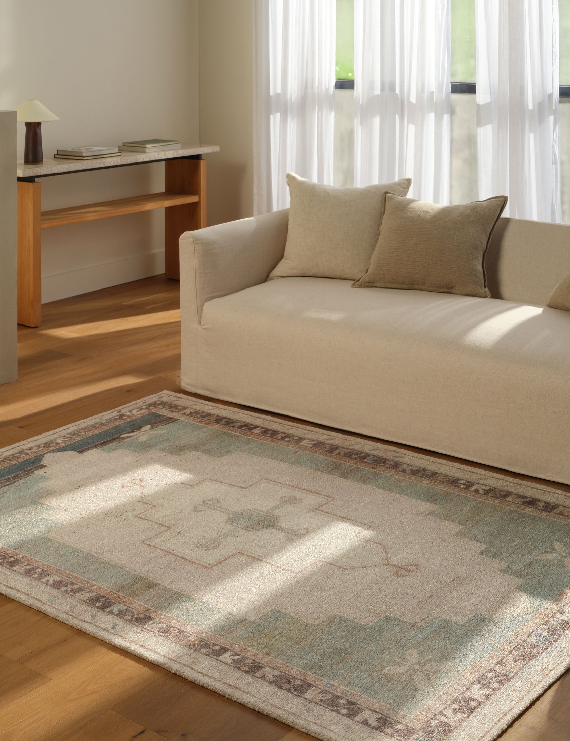 Lulu and Georgia Madrid Hand-Tufted Rug – Cream - view 2