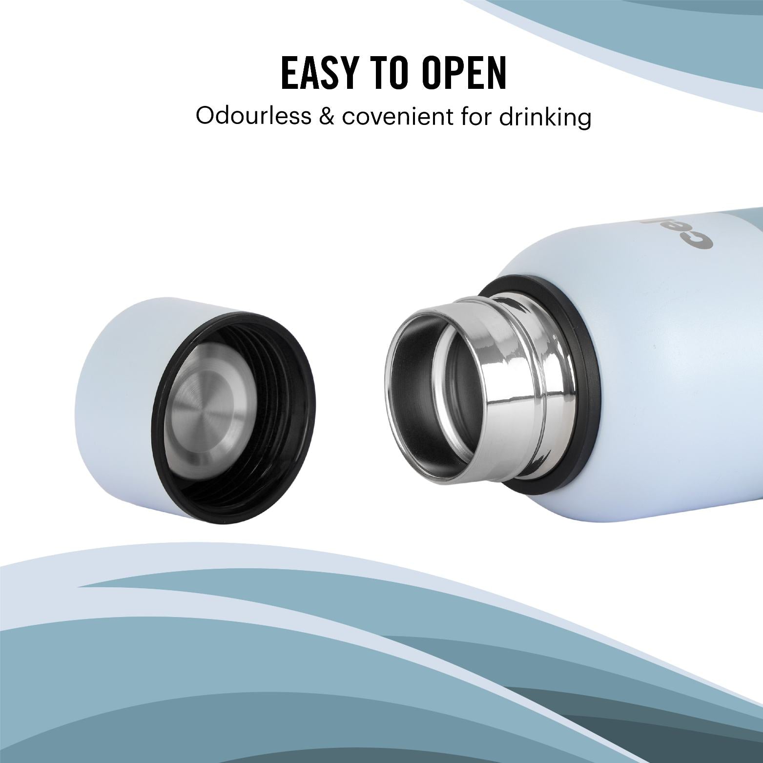 Cello Neo Kent Flask, Vacusteel Water Bottle, 750ml - view 32
