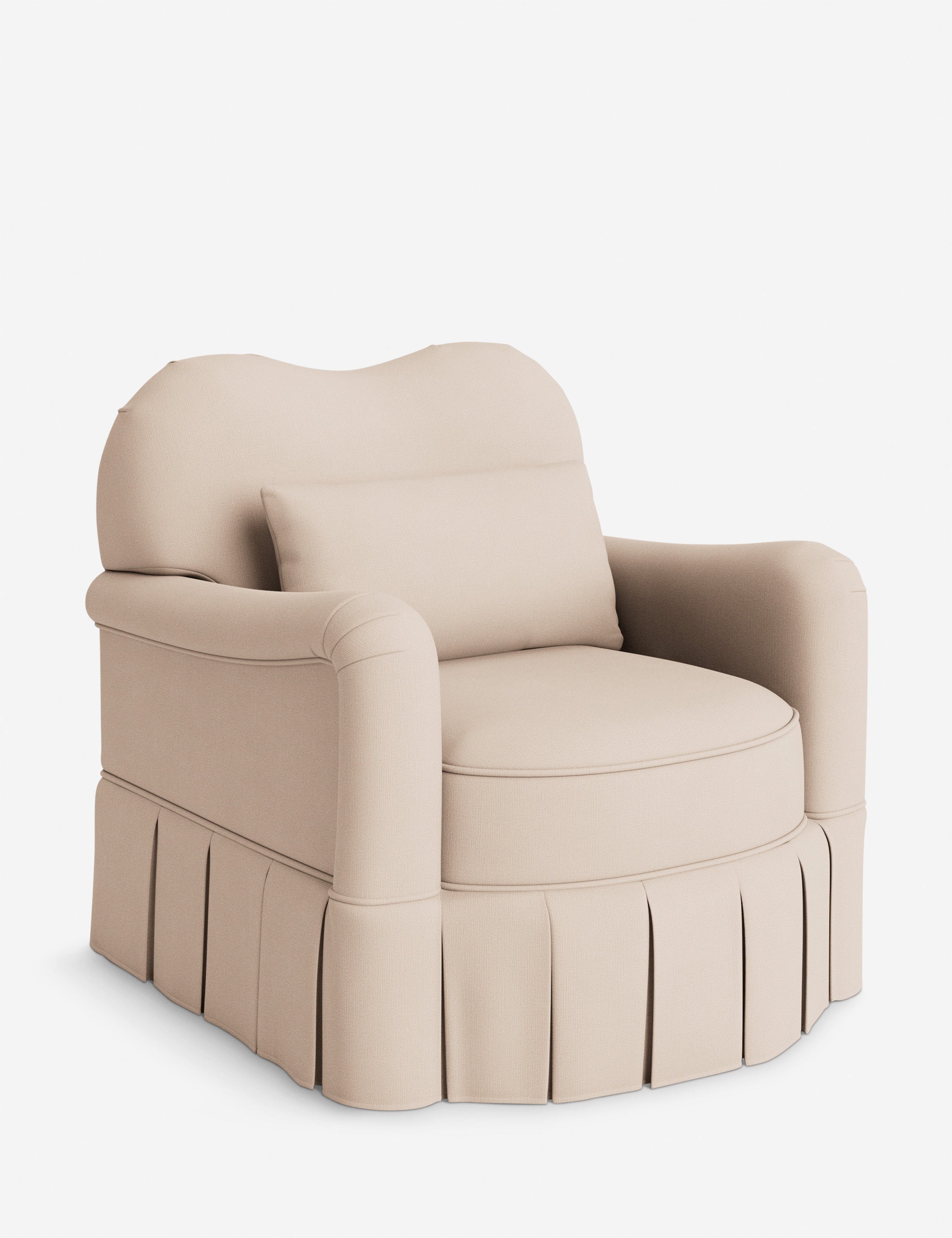Lulu and Georgia Middleton Skirted Accent Chair by Ginny Macdonald - view 120