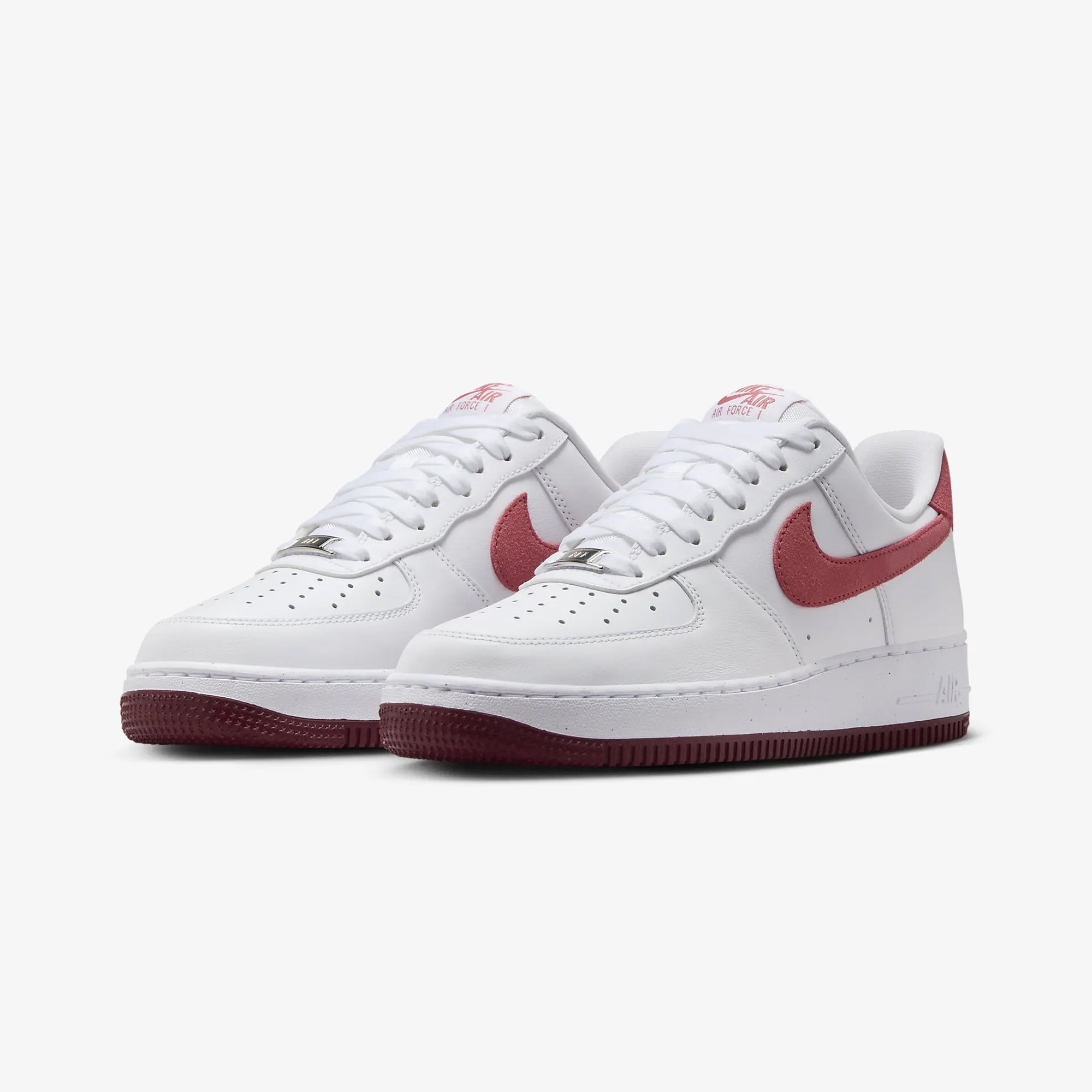 Nike | AIR FORCE 1 '07 { WHITE/ADOBE-TEAM RED-DRAGON RED
