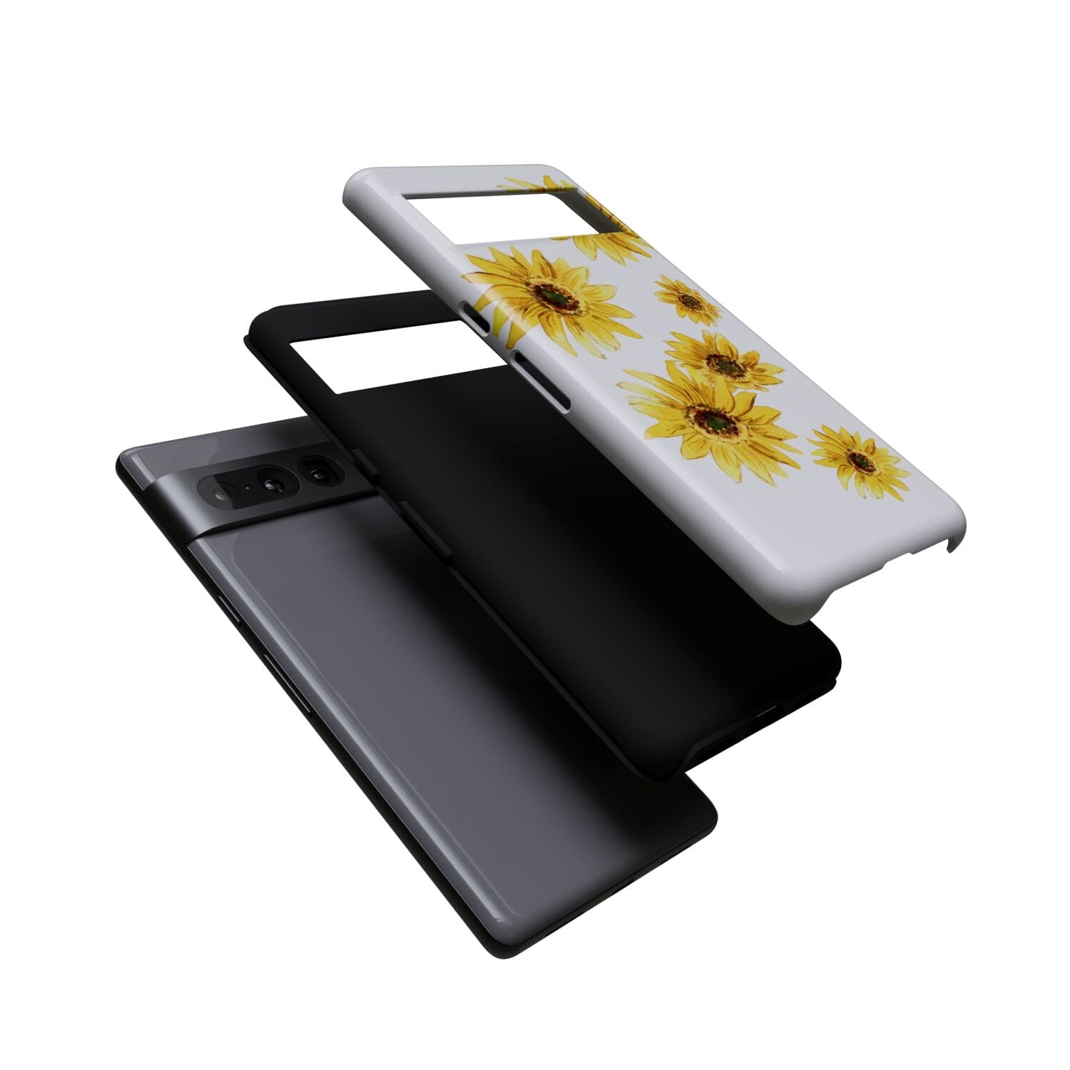 Casetry Golden Garden | Yellow Sunflower Floral Google Pixel Case - view 12