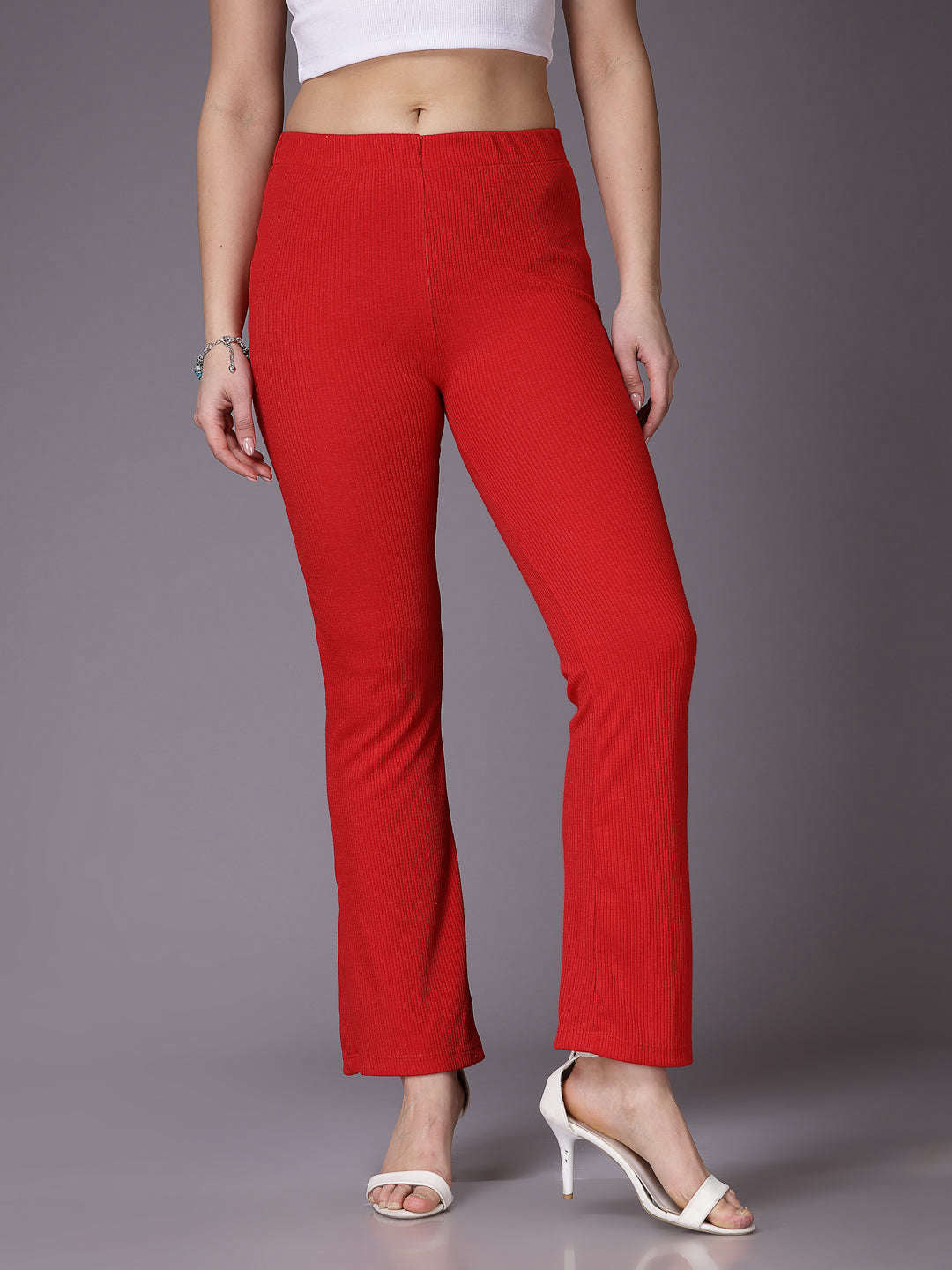 Freehand By The Indian Garage Co Women Solid Trouser - view 4