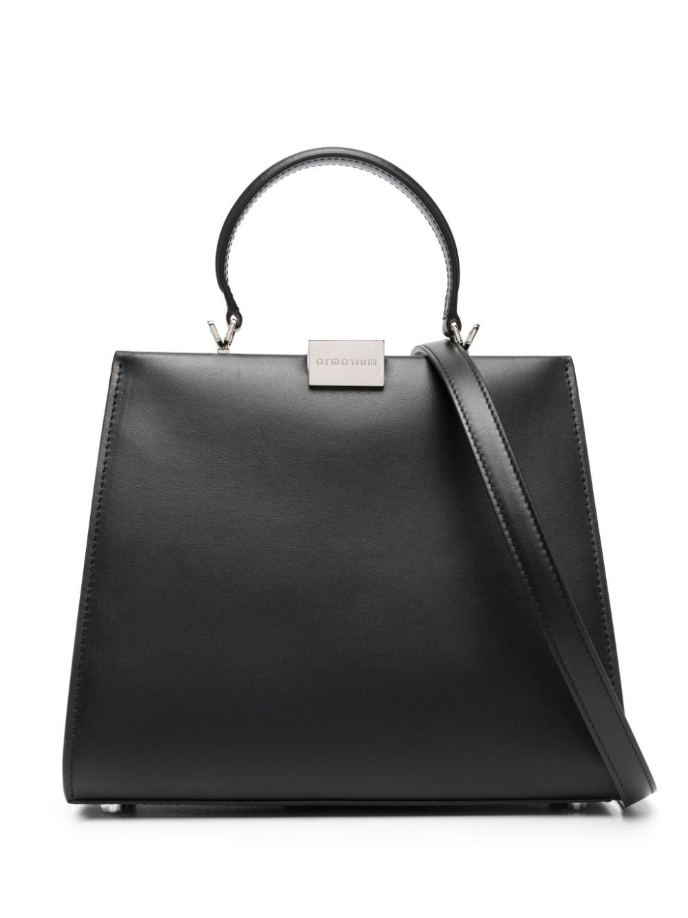 Armarium logo-plaque leather tote bag – Outer: Calf Leather 100%