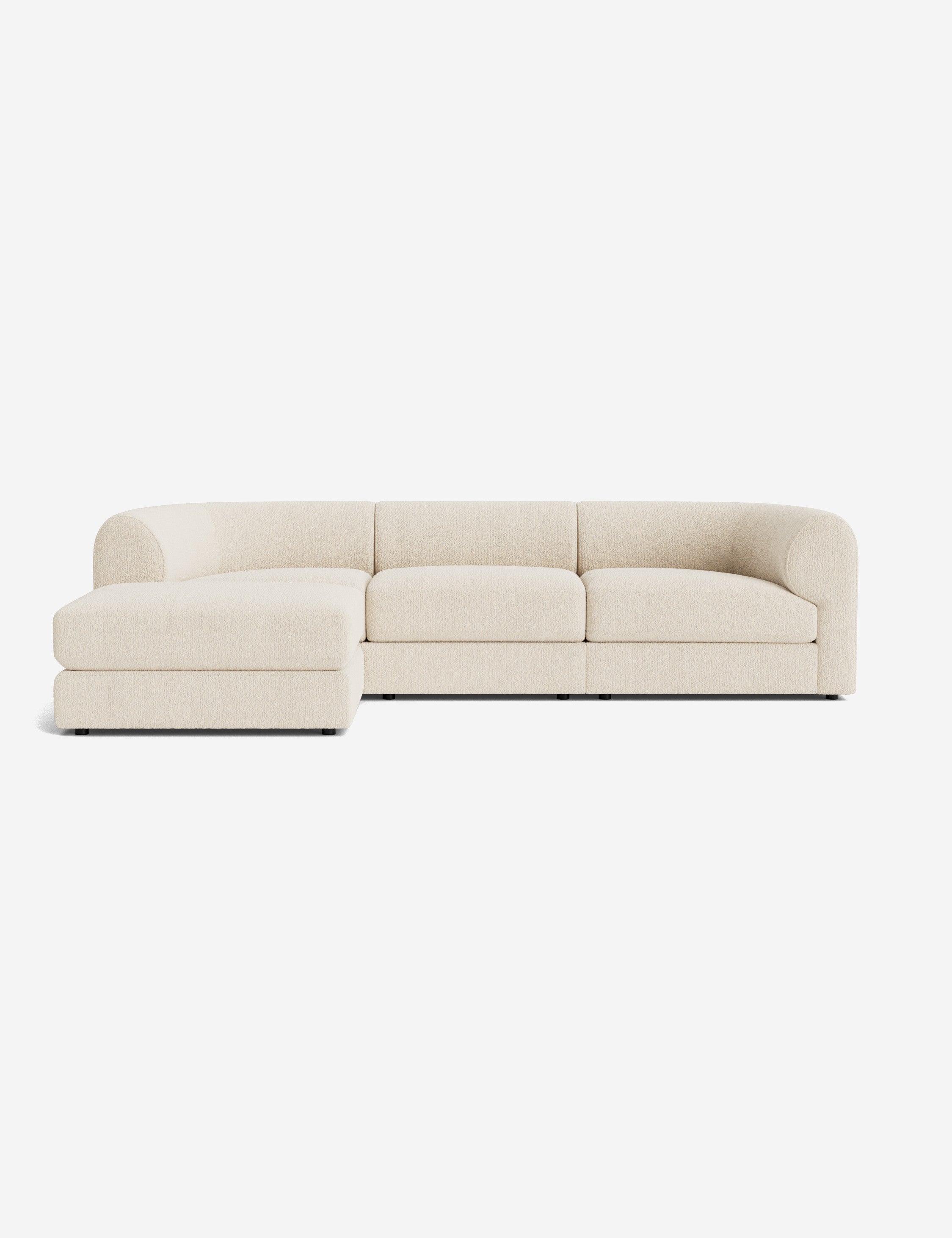 Lulu and Georgia Sergio Modular Sectional Sofa With Ottoman