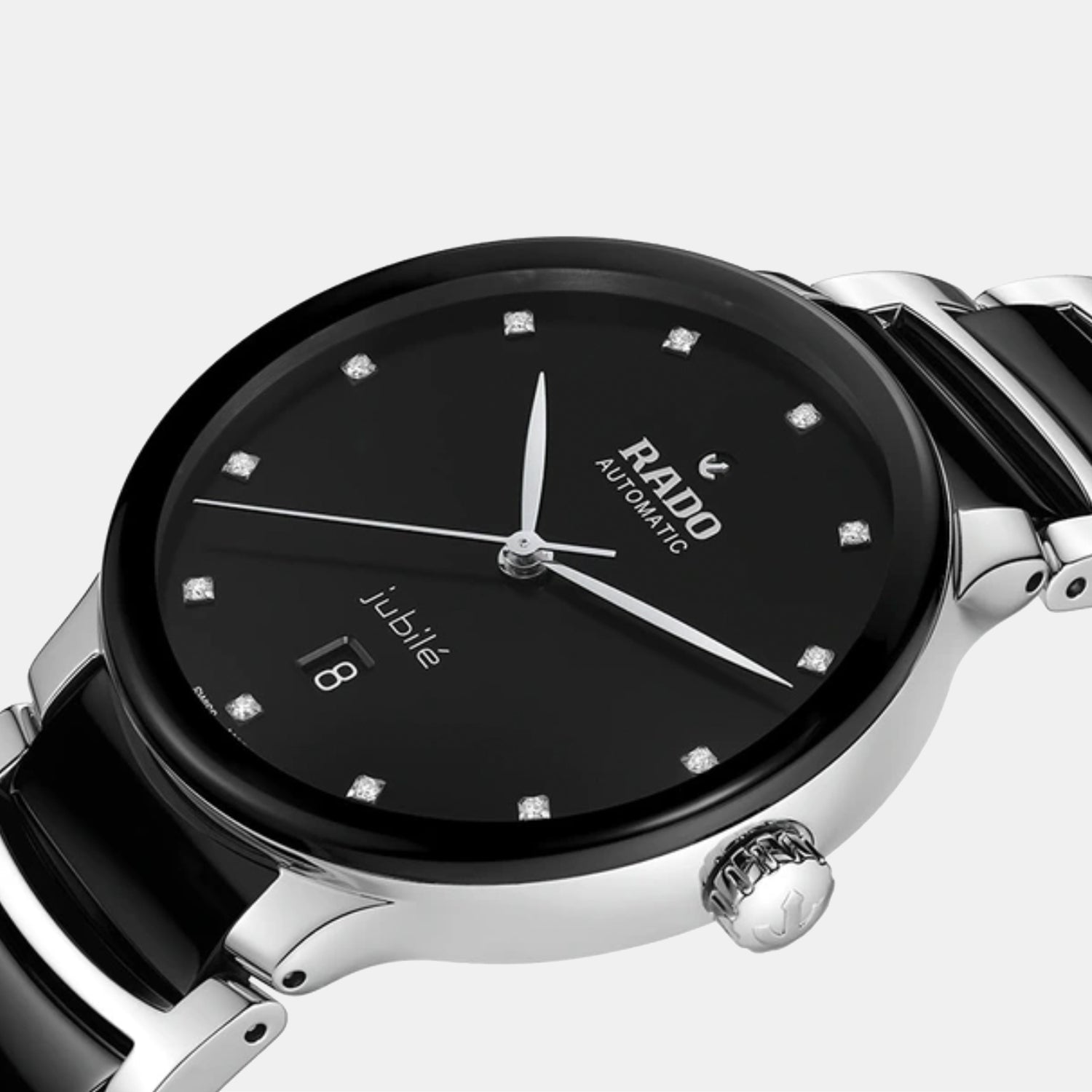 Rado Centrix Unisex Automatic Black Dial Analog Ceramic Watch R30018742 - view 2
