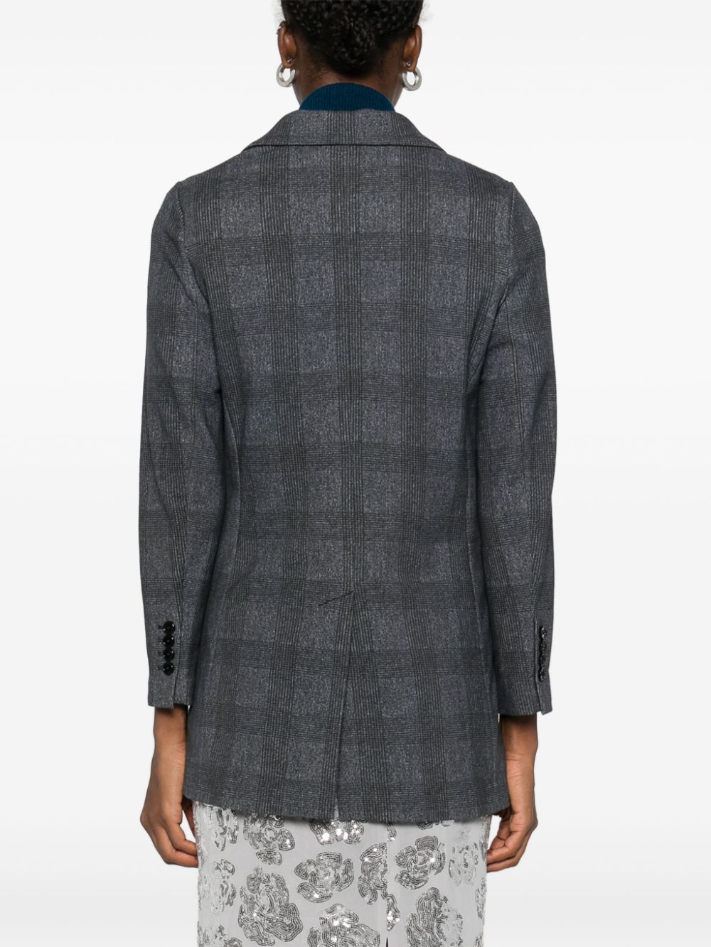Circolo 1901 Cotton double-breasted jacket – Cotton 95% Elastane 5% - view 2