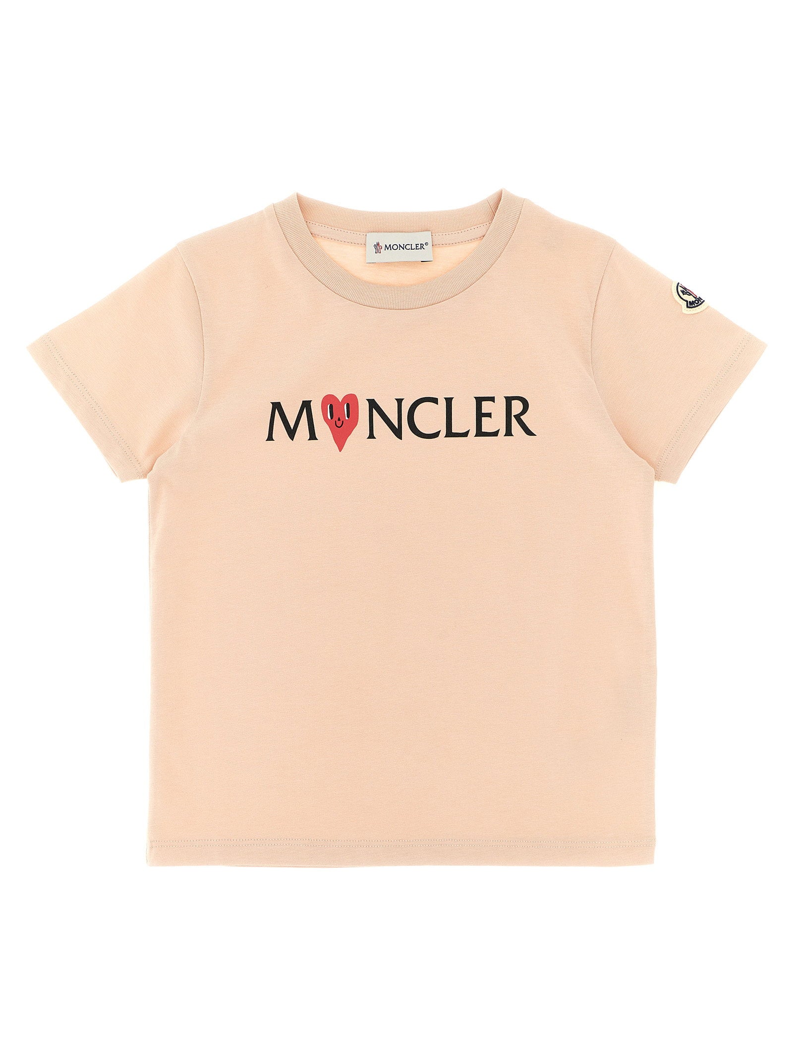 Moncler Enfant Logo Print T-shirt – 100% cotton