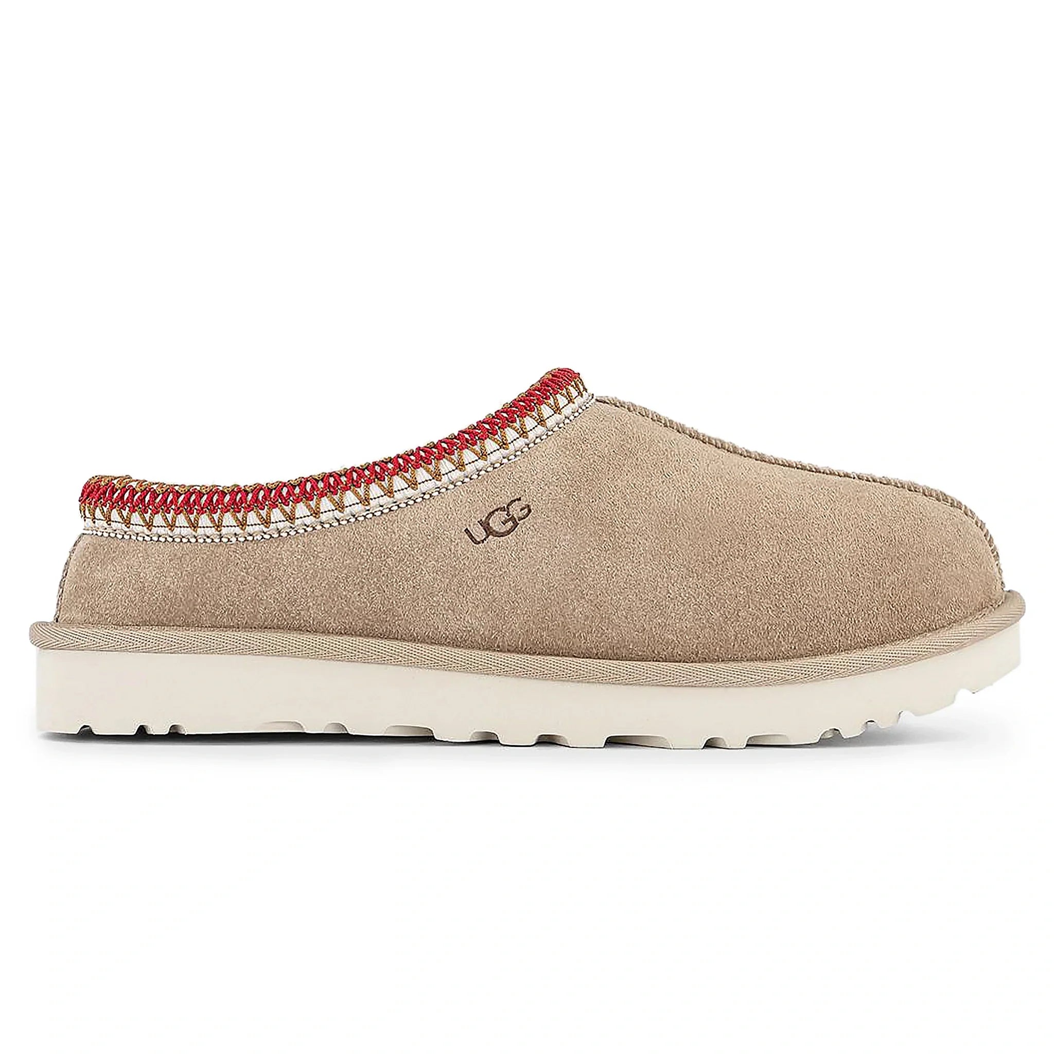 UGG Tasman Sand Dark Cherry Slippers (W) – Beige