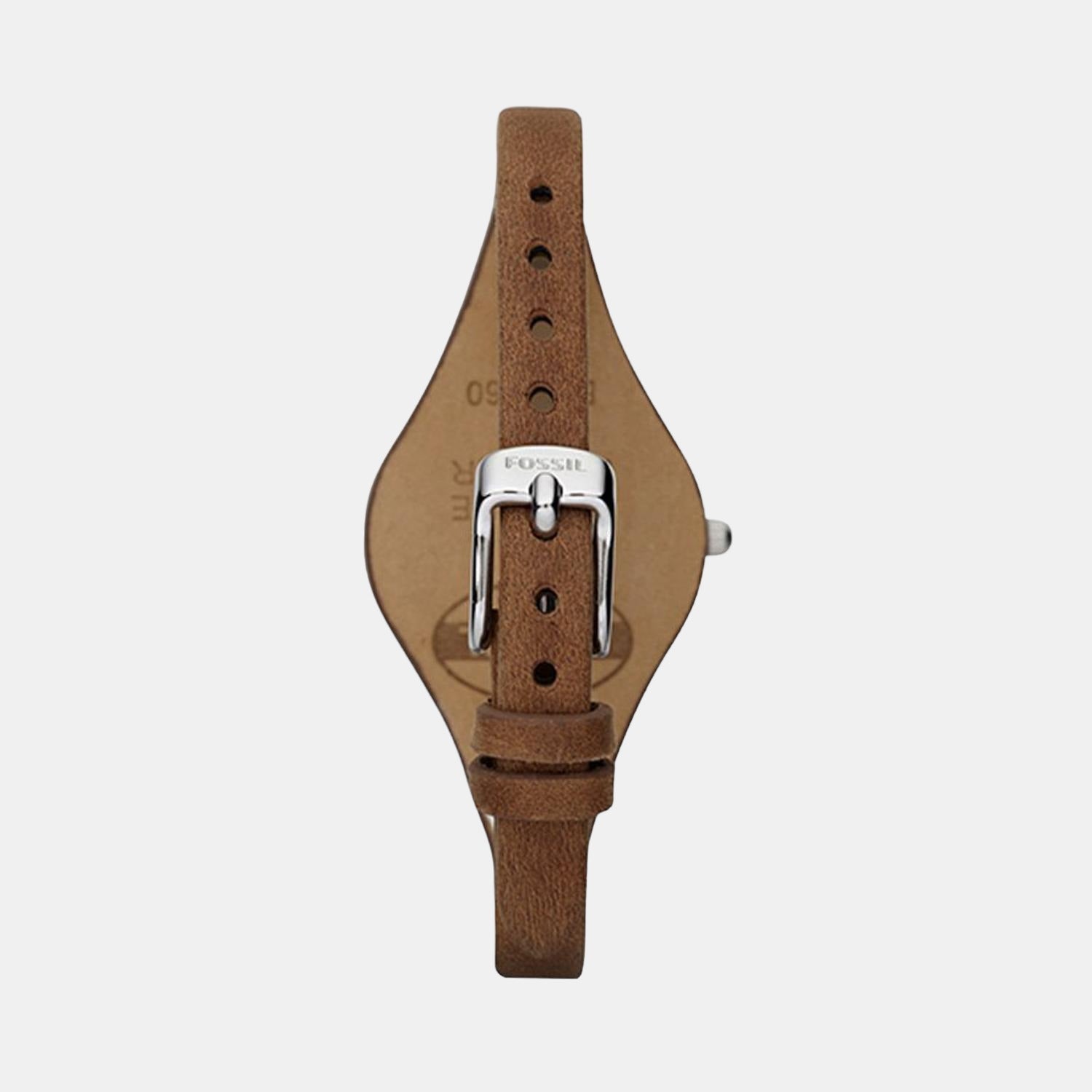 Fossil Georgia Women Quartz Silver Dial Analog Leather Watch ES3060 - view 2