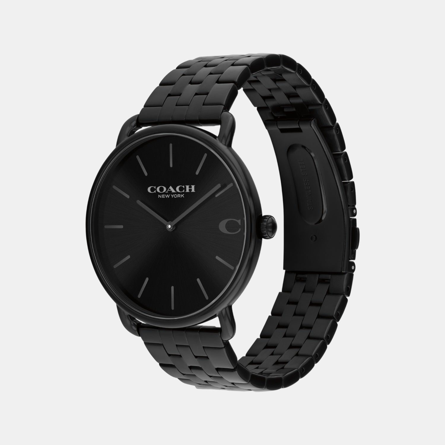 Coach Elliot Men Quartz Black Dial Analog Stainless Steel Watch 14602749 - view 2
