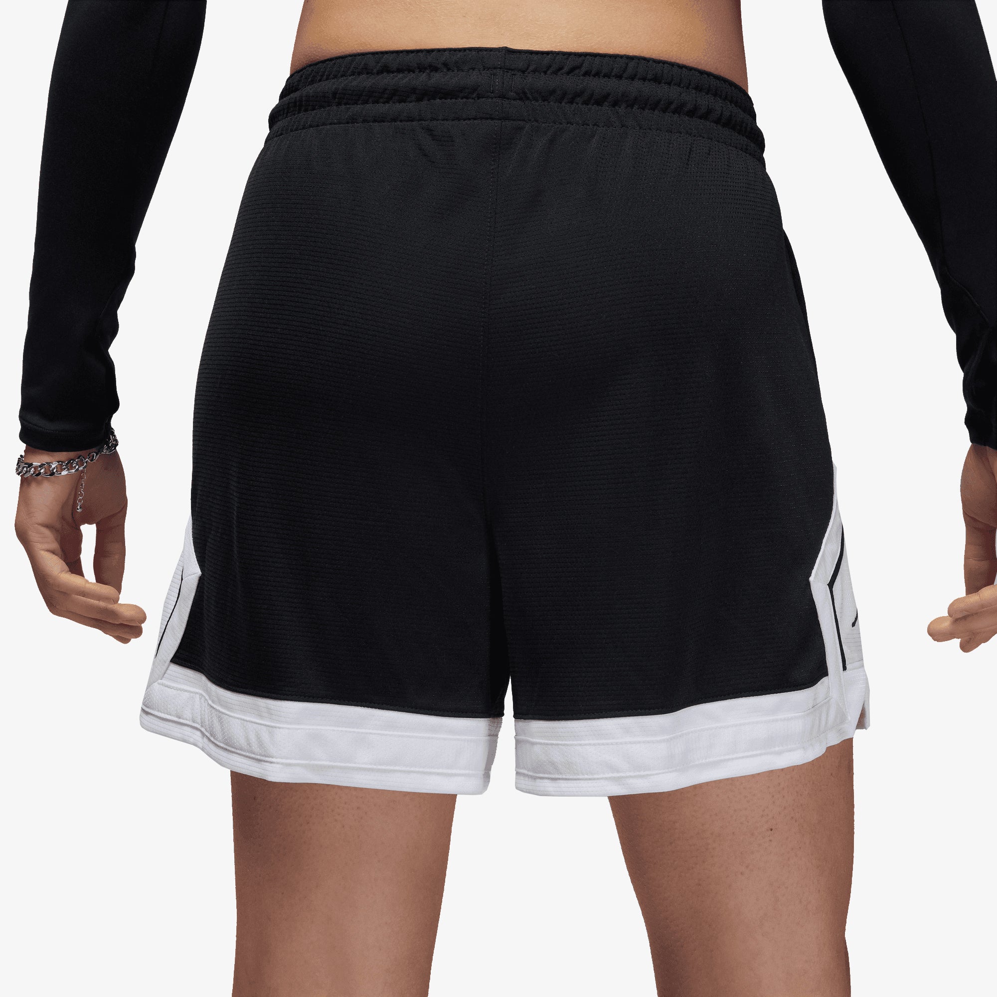 Jordan | 4 "DIAMOND SHORT { BLACK/WHITE/WHITE/BLACK - view 2