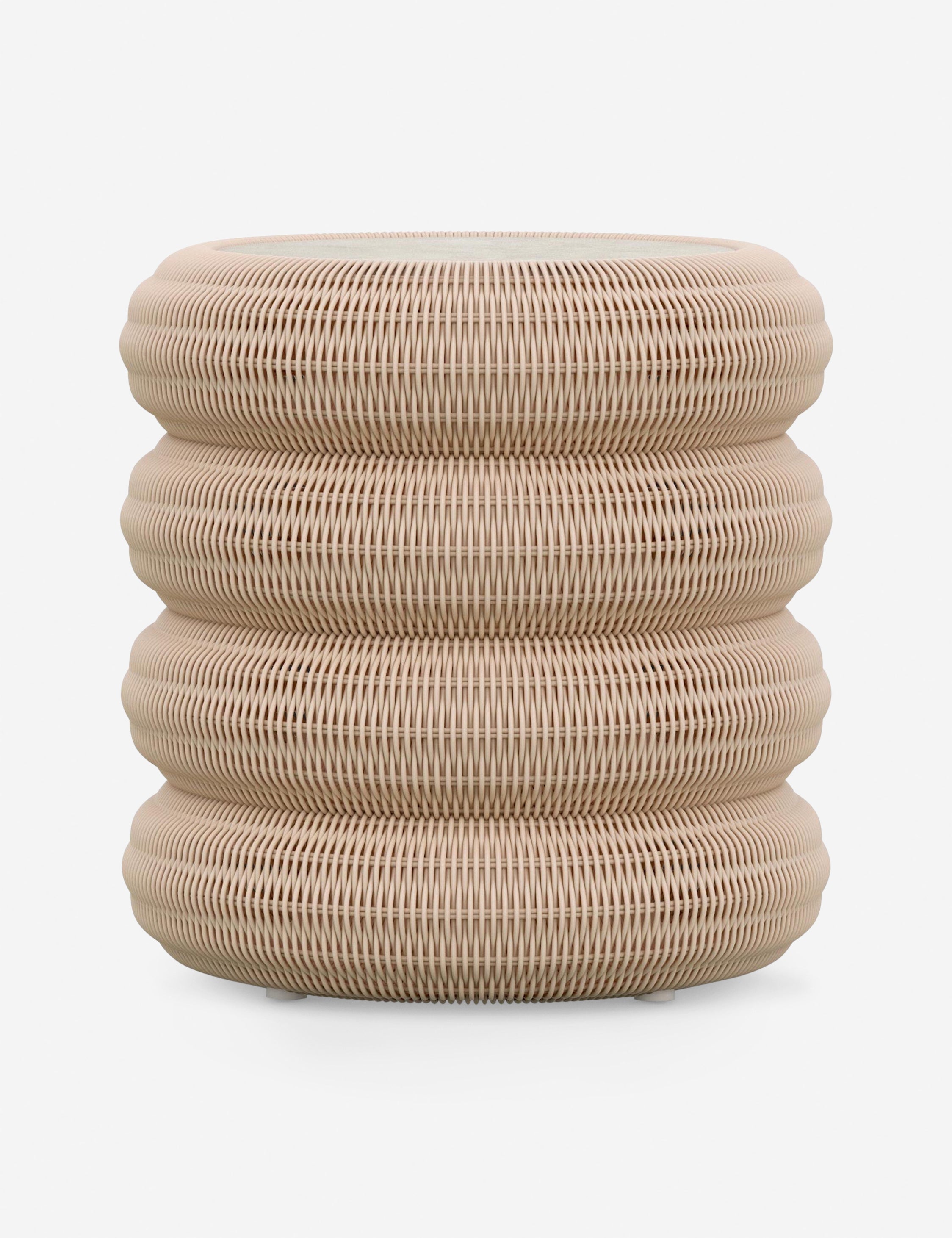 Castaneda indoor outdoor – Lulu and Georgia Castaneda Indoor / Outdoor Round Side Table