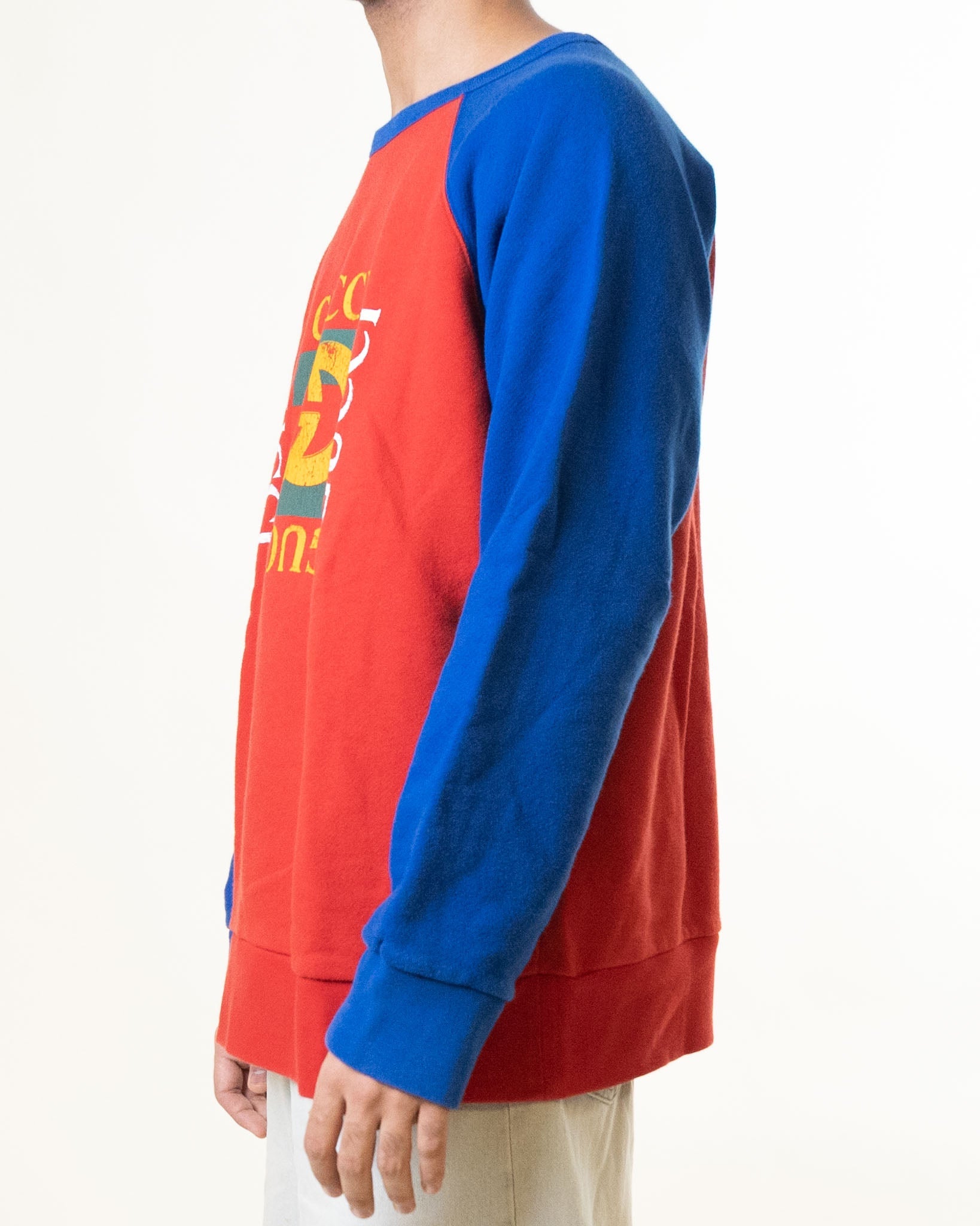 Gucci Red & Blue Raglan Sleeves Tshirt - view 3