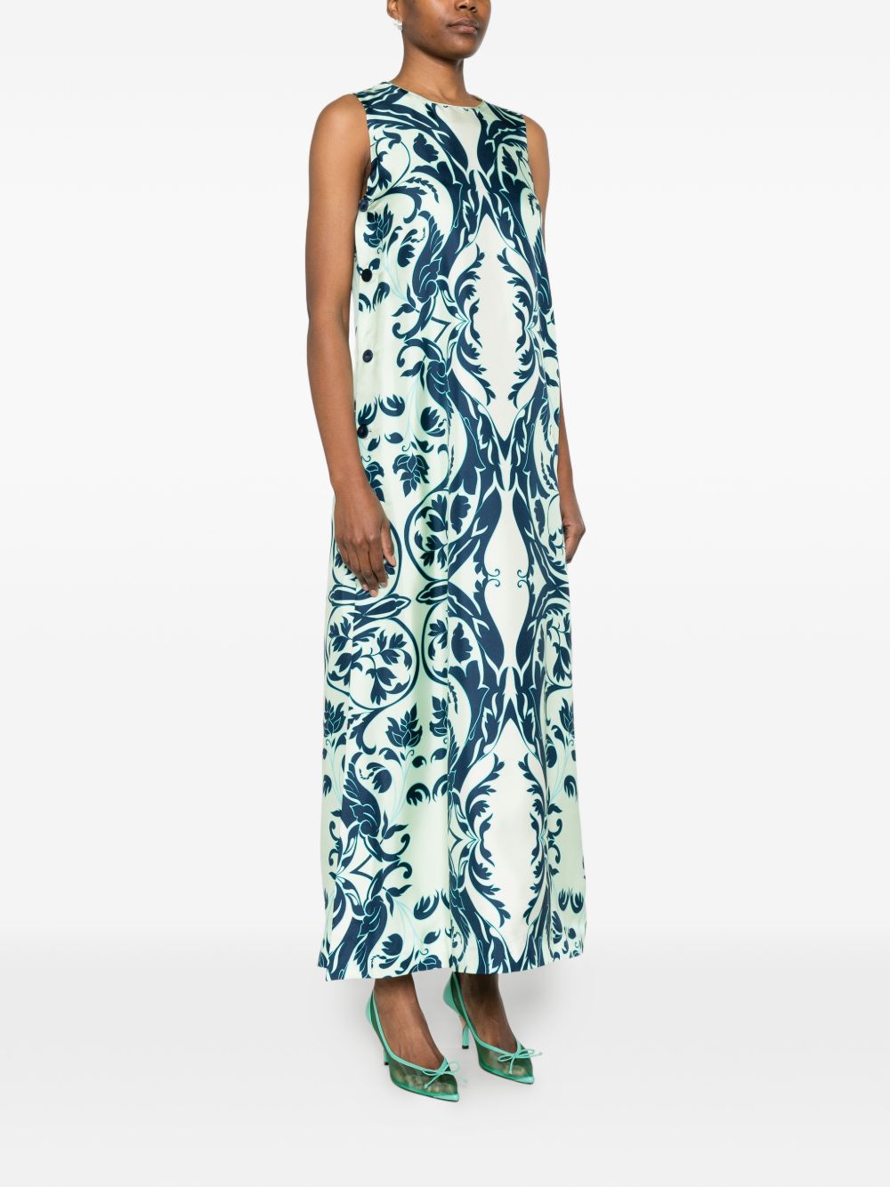 F.R.S . Printed silk dress – Silk 100% - view 2