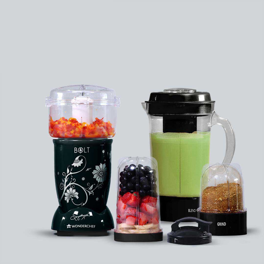 Nutri-blend bolt 600w – Wonderchef Renewed Nutri-blend BOLT | 600W
