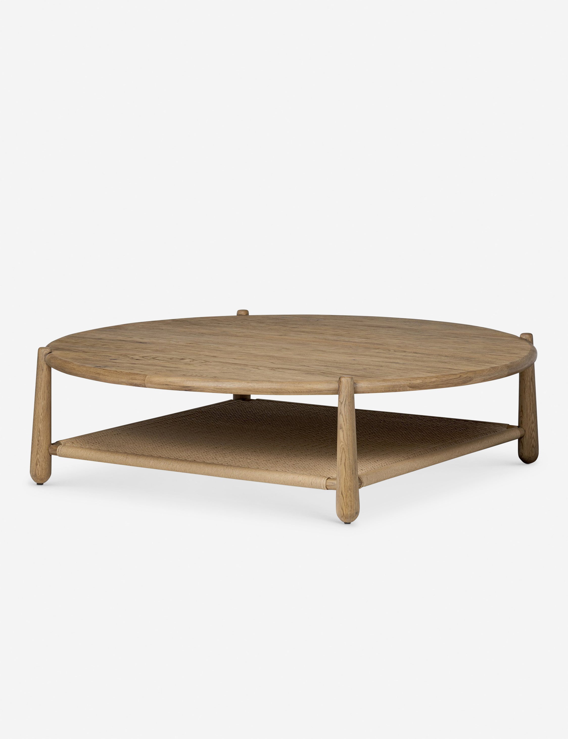 Lulu and Georgia Salvador Round Coffee Table by Amber Lewis x Four Hands - view 3