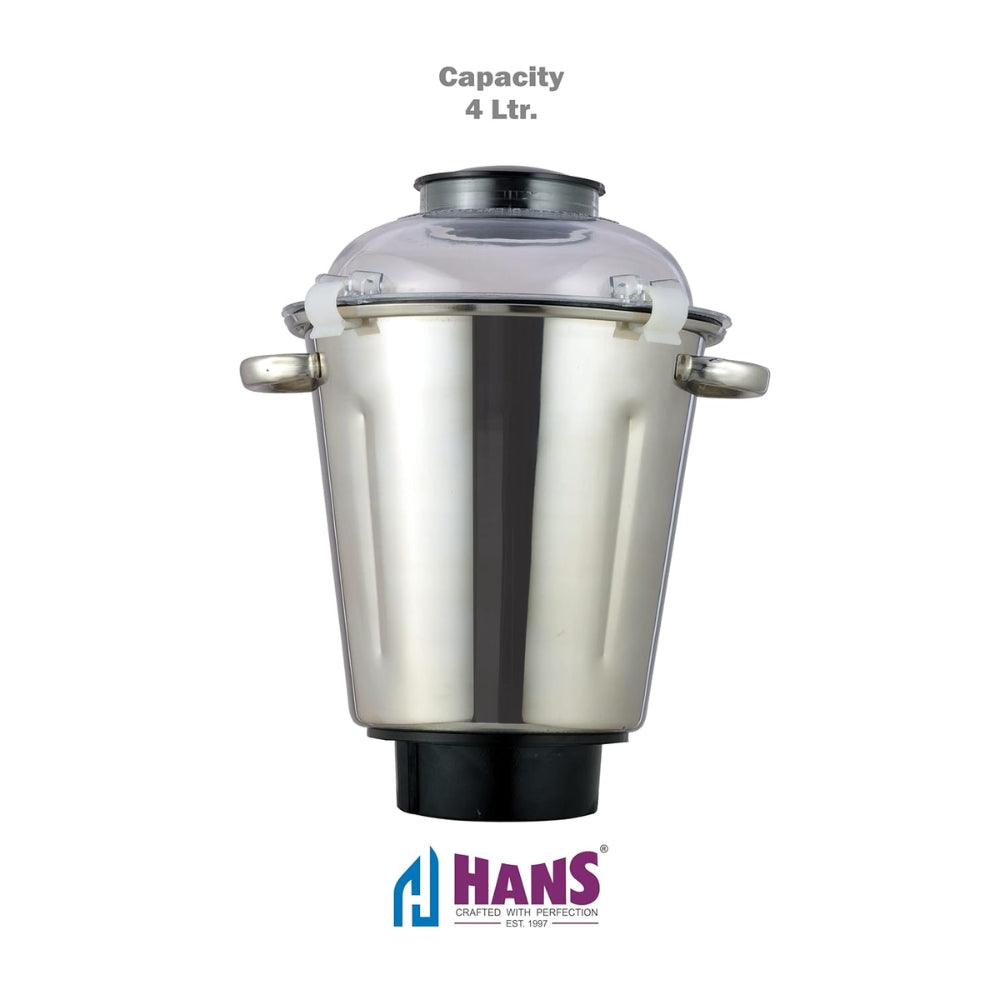 HANS Dominar X Pro 2000 Watts 2.8 HP Commercial Mixer Grinder With 2 Jar Heavy Duty | Black GreY - view 2