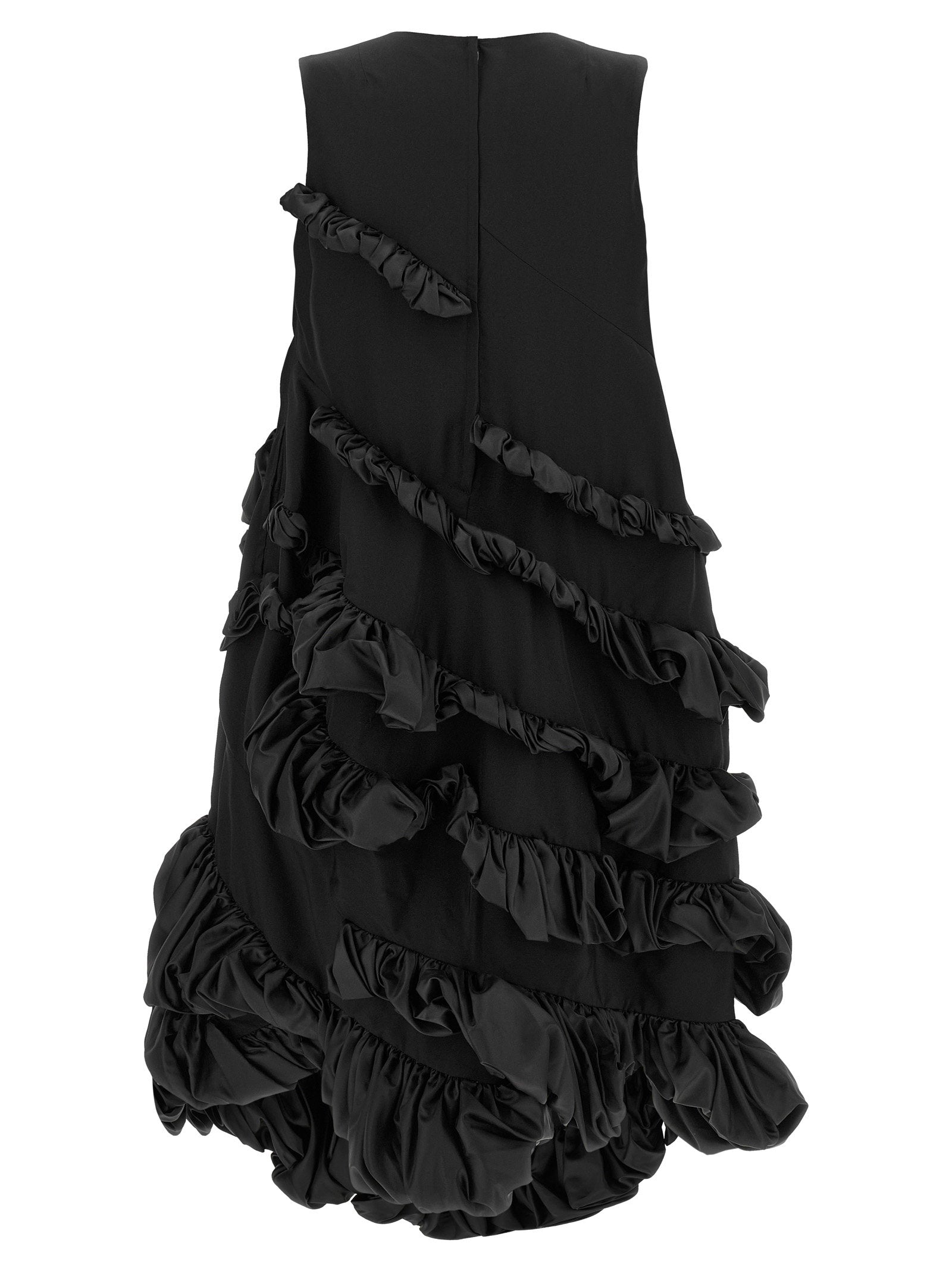 Comme Des Garcons Sculptural Ruffles Dress – 100% polyester - view 2