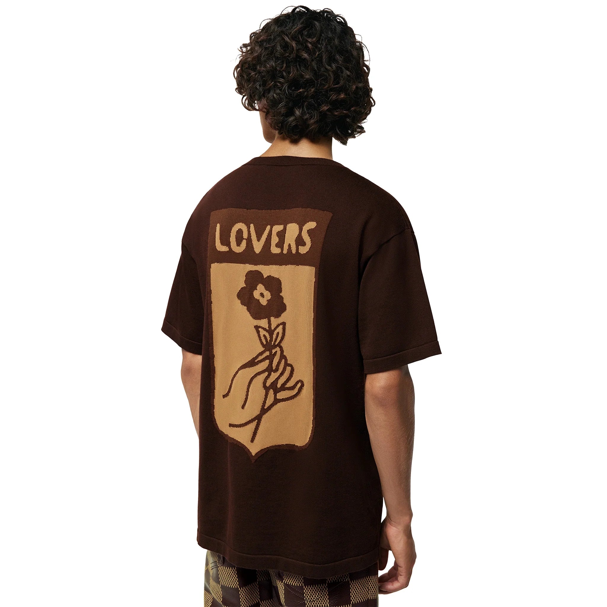 Louis Vuitton Cotton Trunk Print Sienna Brown T Shirt - view 2