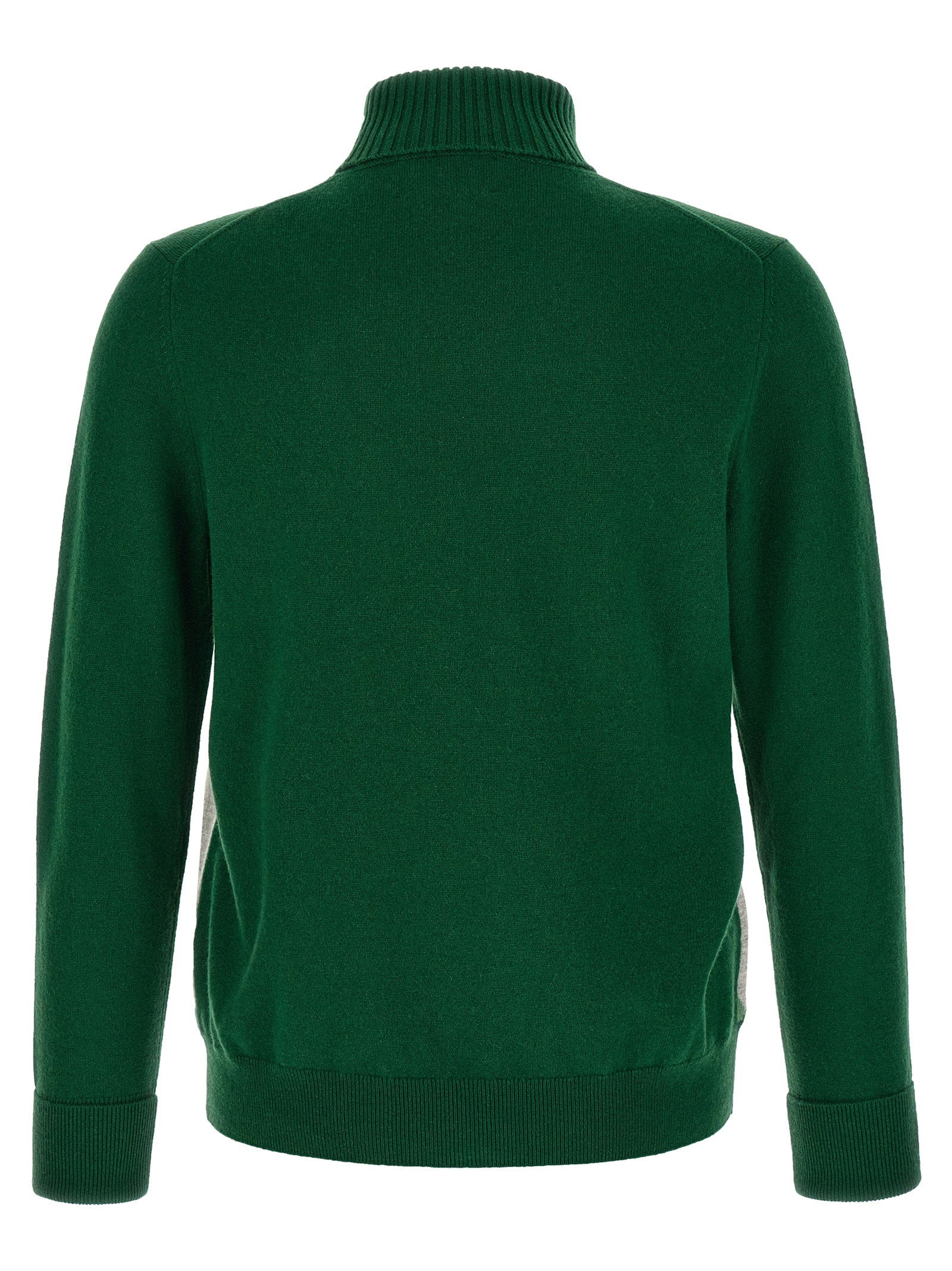Ballantyne Classic Diamond Intarsia Turtleneck Sweater - view 2
