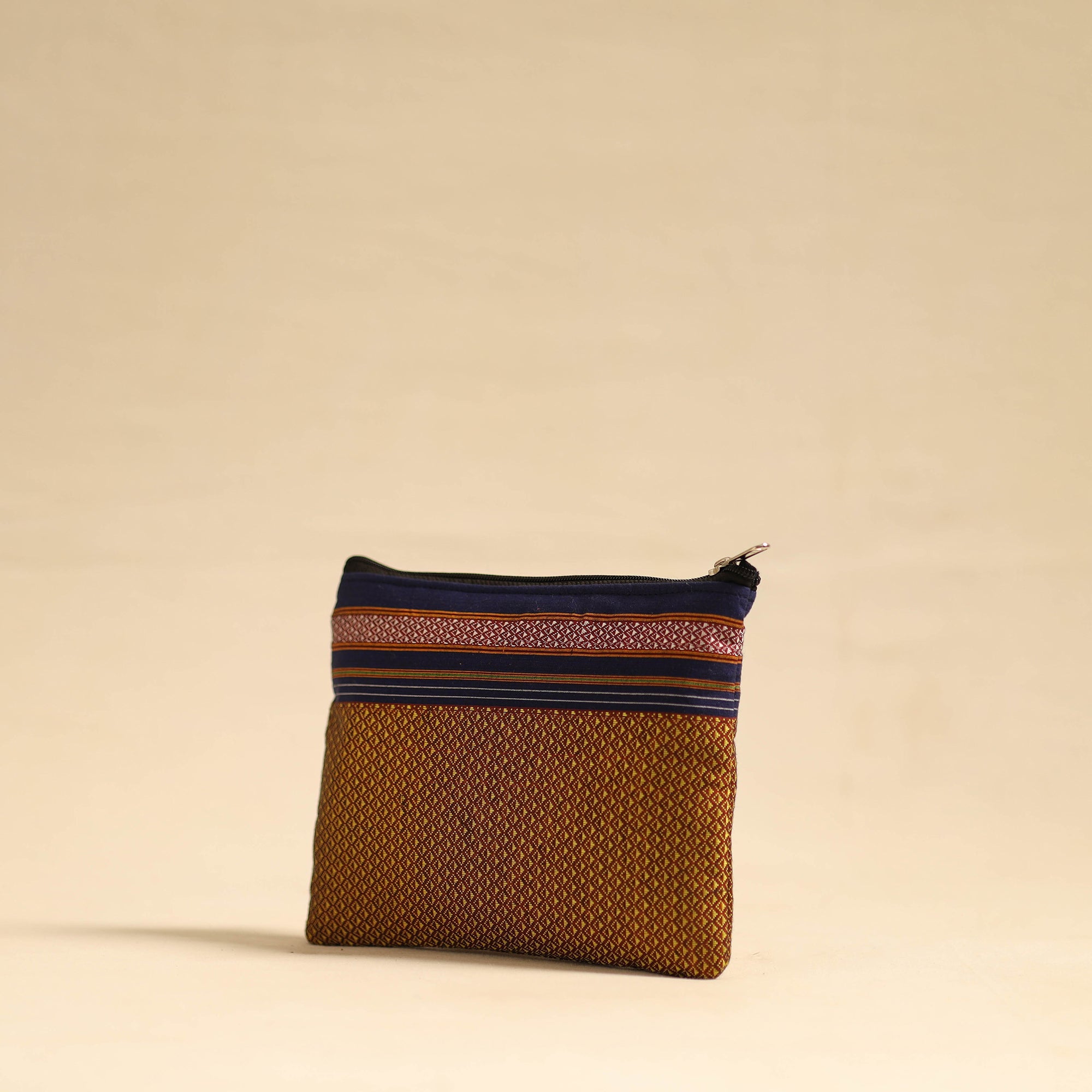 NOORI BAZAR Brown - Khun Fabric Quilted Cotton Utility Pouch 08 - view 2
