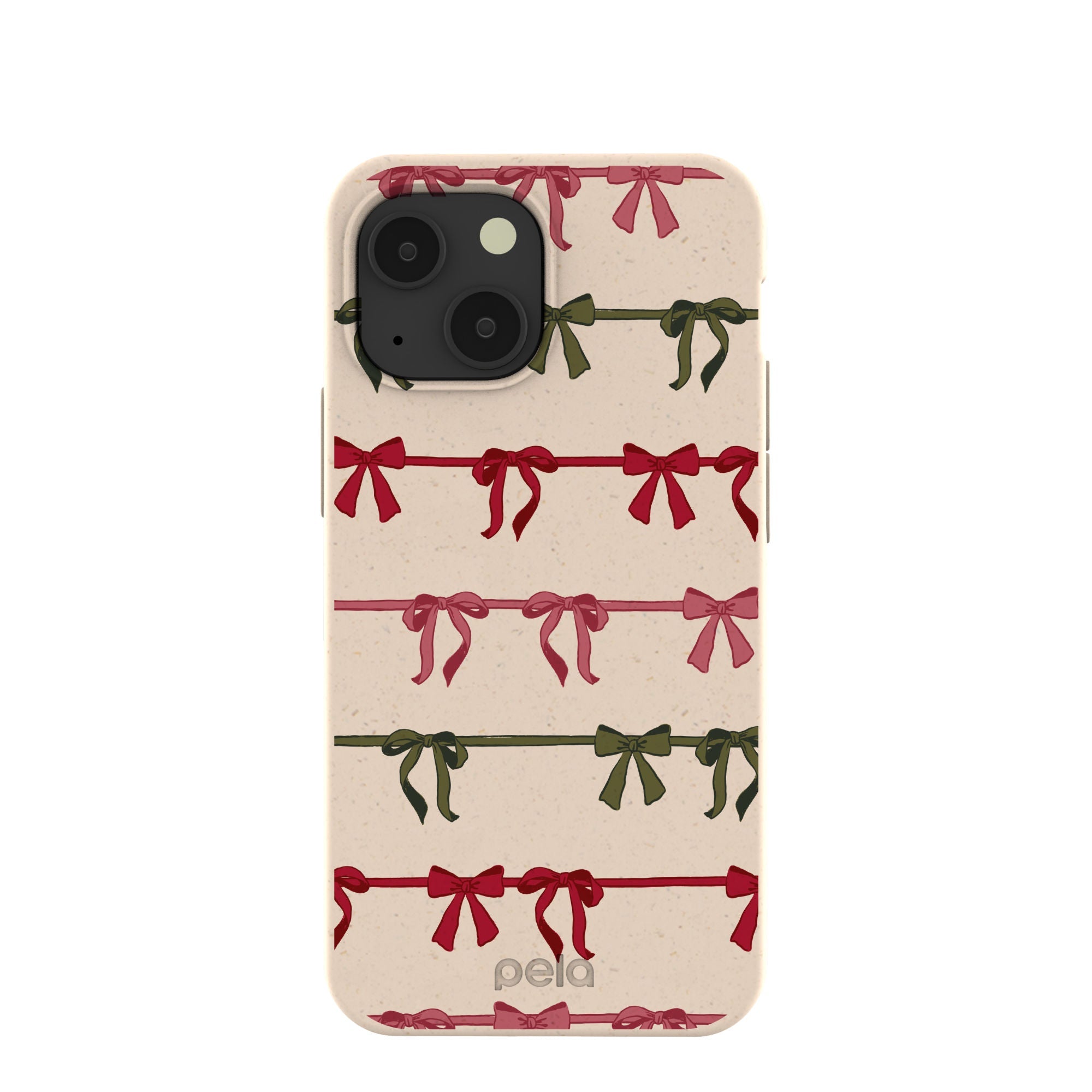 Pela Case Seashell Holiday Bows iPhone 13 Mini Case
