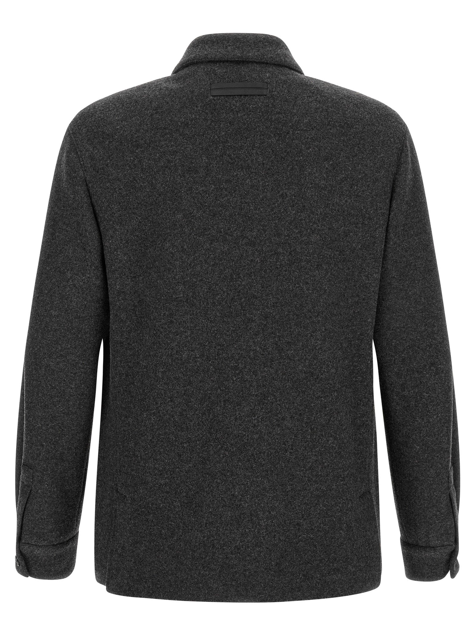 Zegna Jersey Overshirt – 55% wool 45% cachemire - view 2