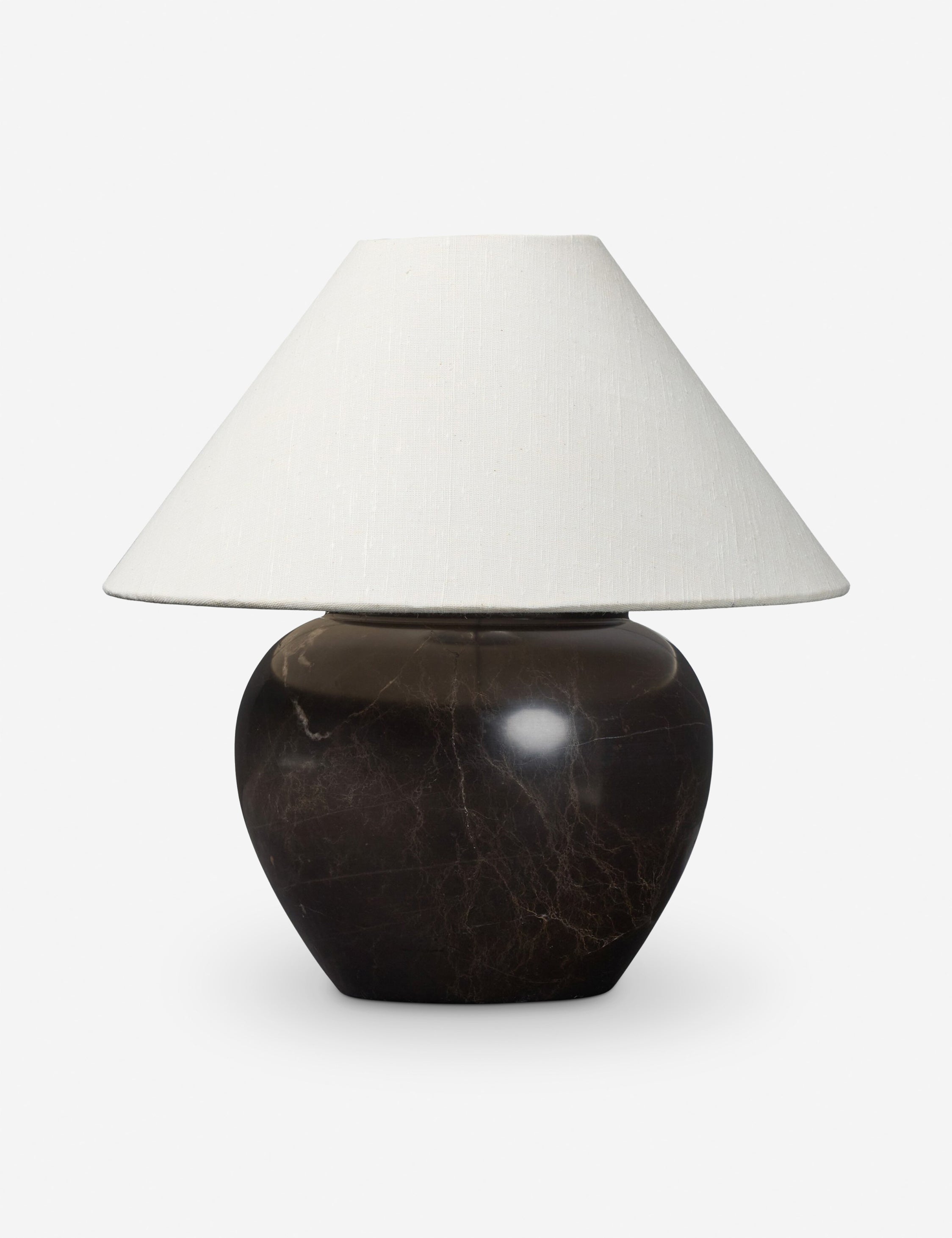 Lulu and Georgia Maran Table Lamp – Brown Marble