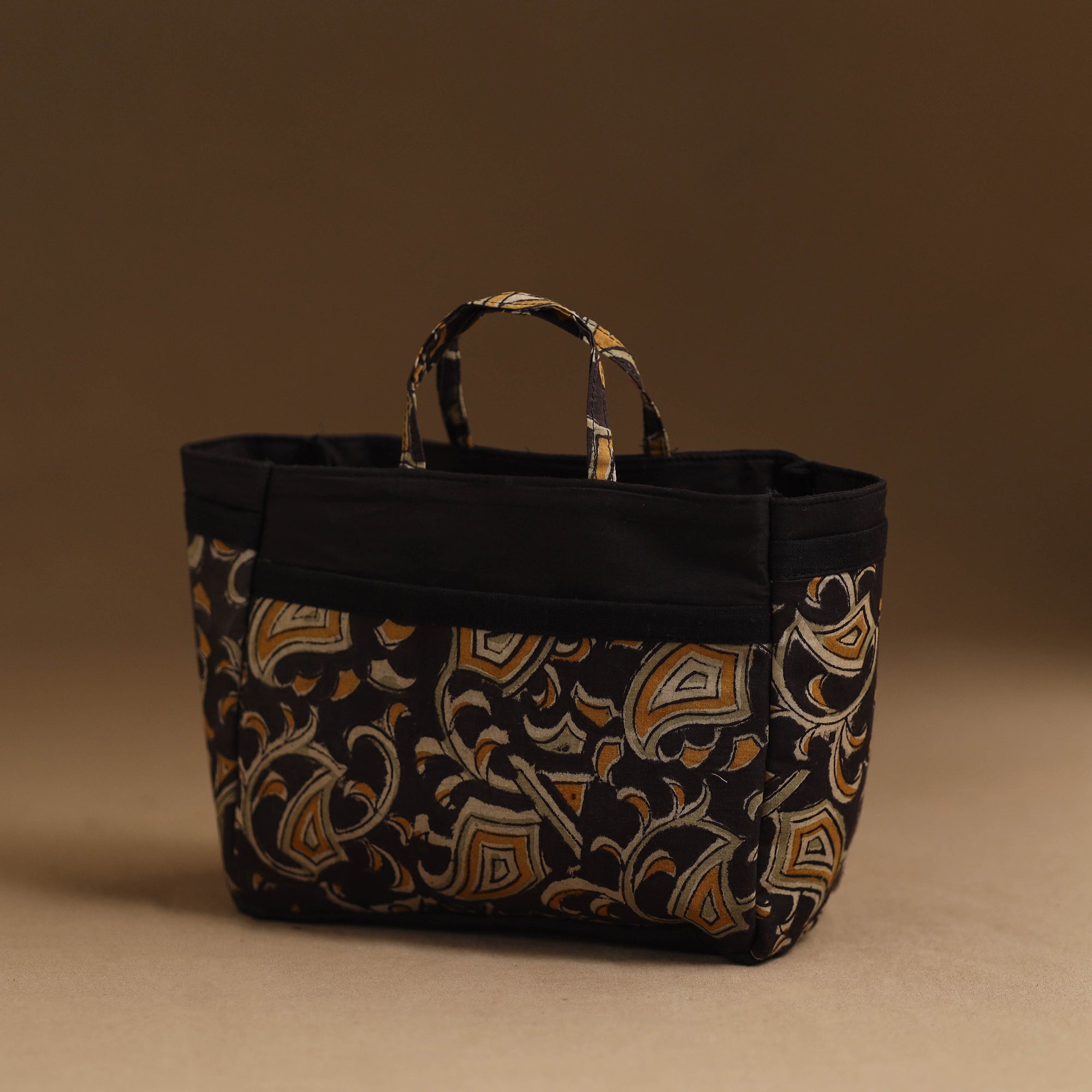 NOORI BAZAR Black - Handmade Cotton Multipurpose Cosmetic/Toiletry Bag 07 - view 2