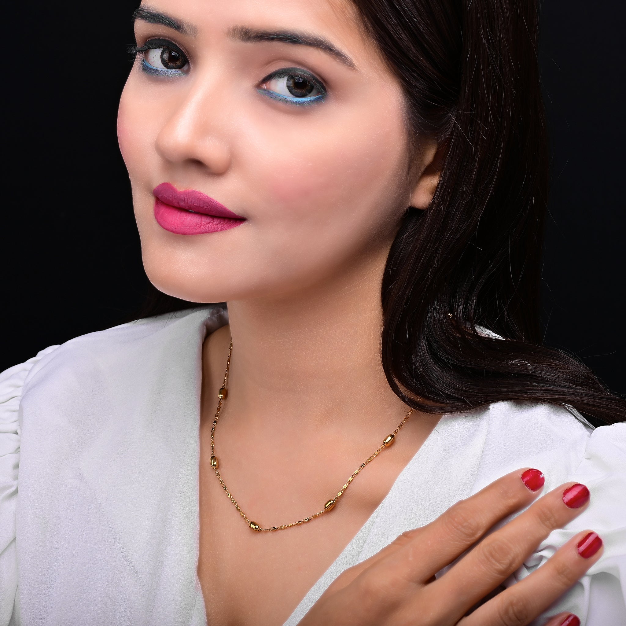 Branta Gold Necklace Chain for Women and Girls - view 3