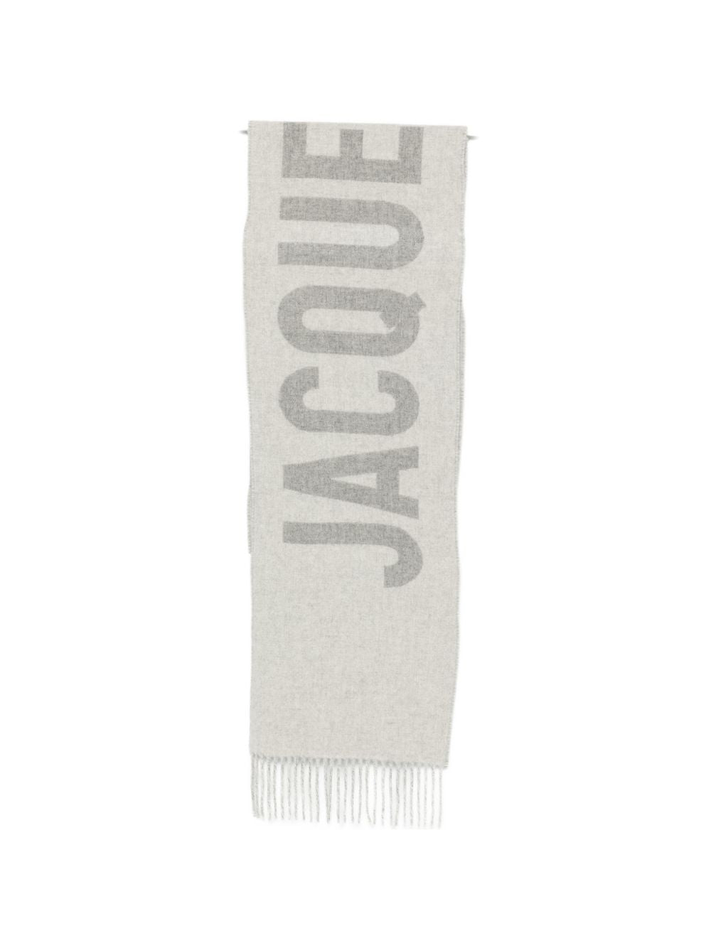 JACQUEMUS Scarfs GREY – 100% Virgin Wool