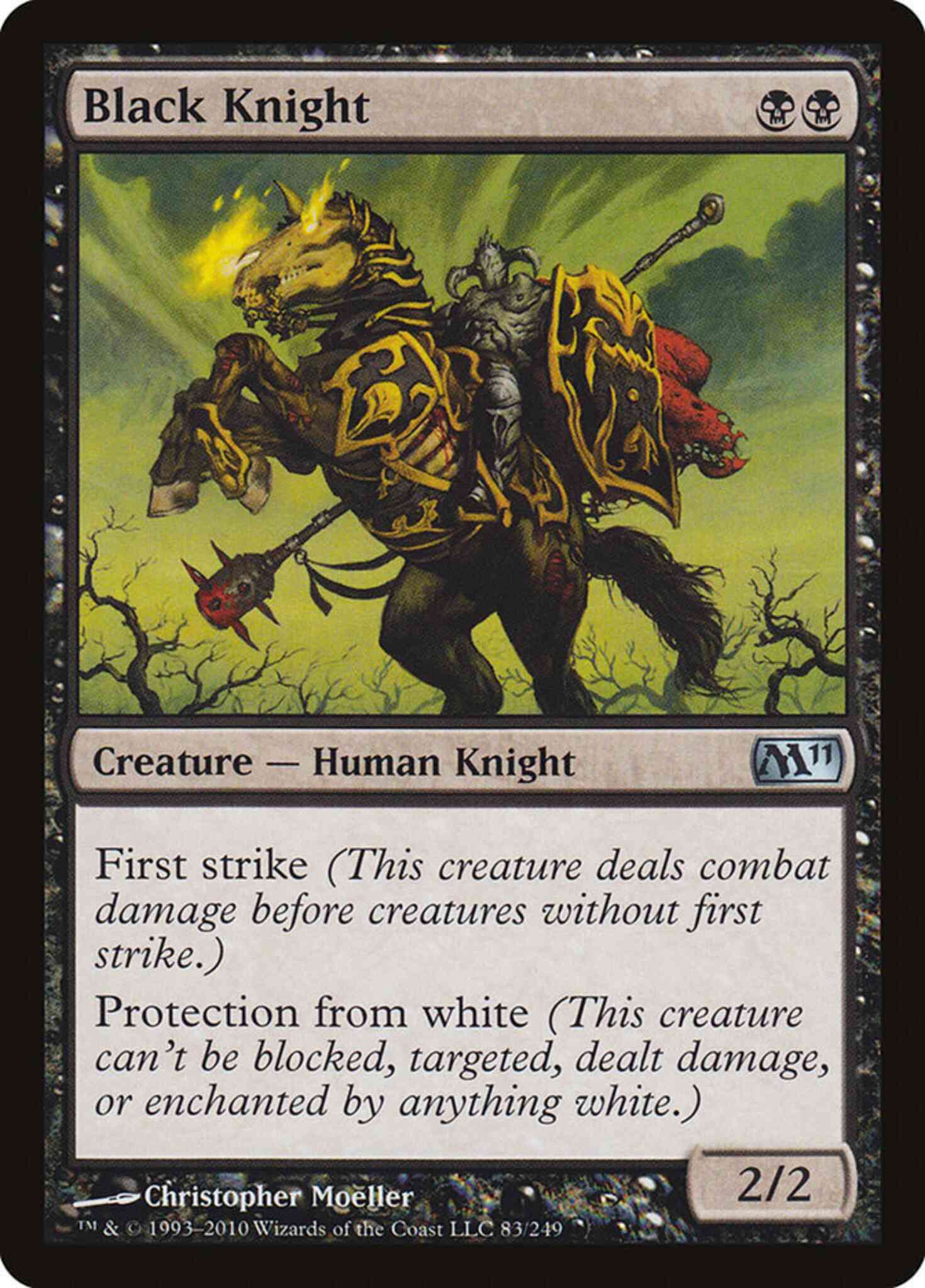 Knight 83 magic – Black Knight [83] [Magic 2011] [Non-Foil]