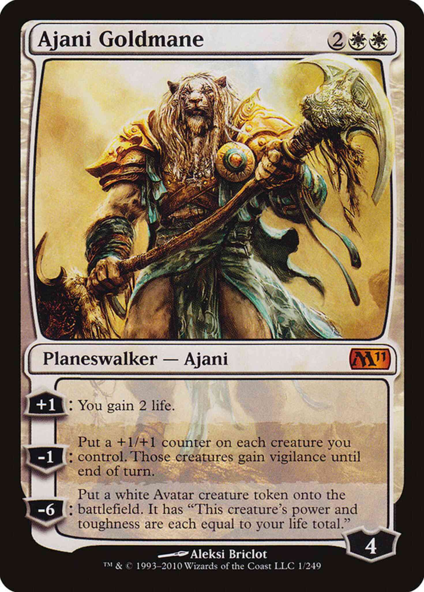 Ajani goldmane magic – Ajani Goldmane [Magic 2011] [Non-Foil]