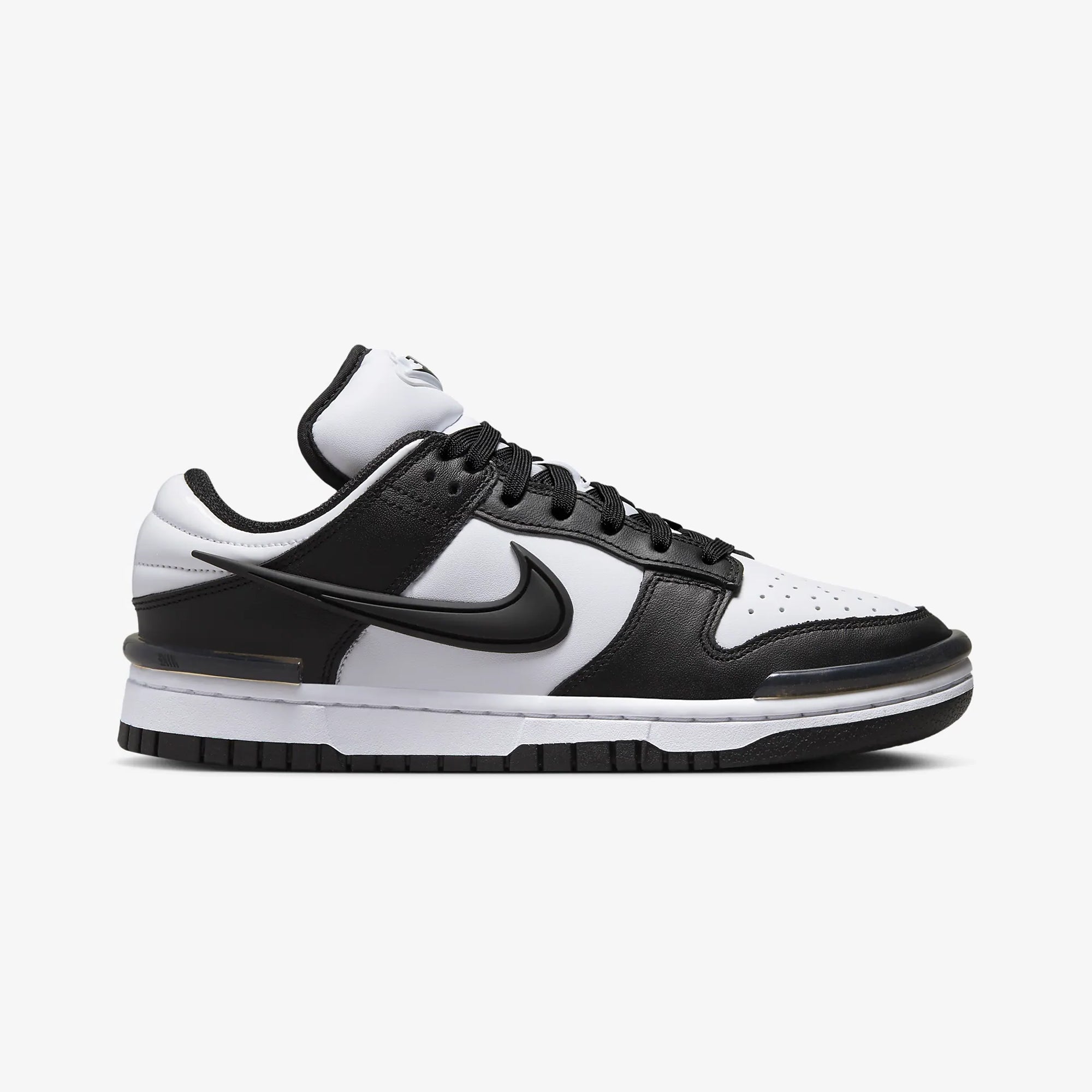 Nike | DUNK LOW TWIST { BLACK/WHITE-BLACK - view 6