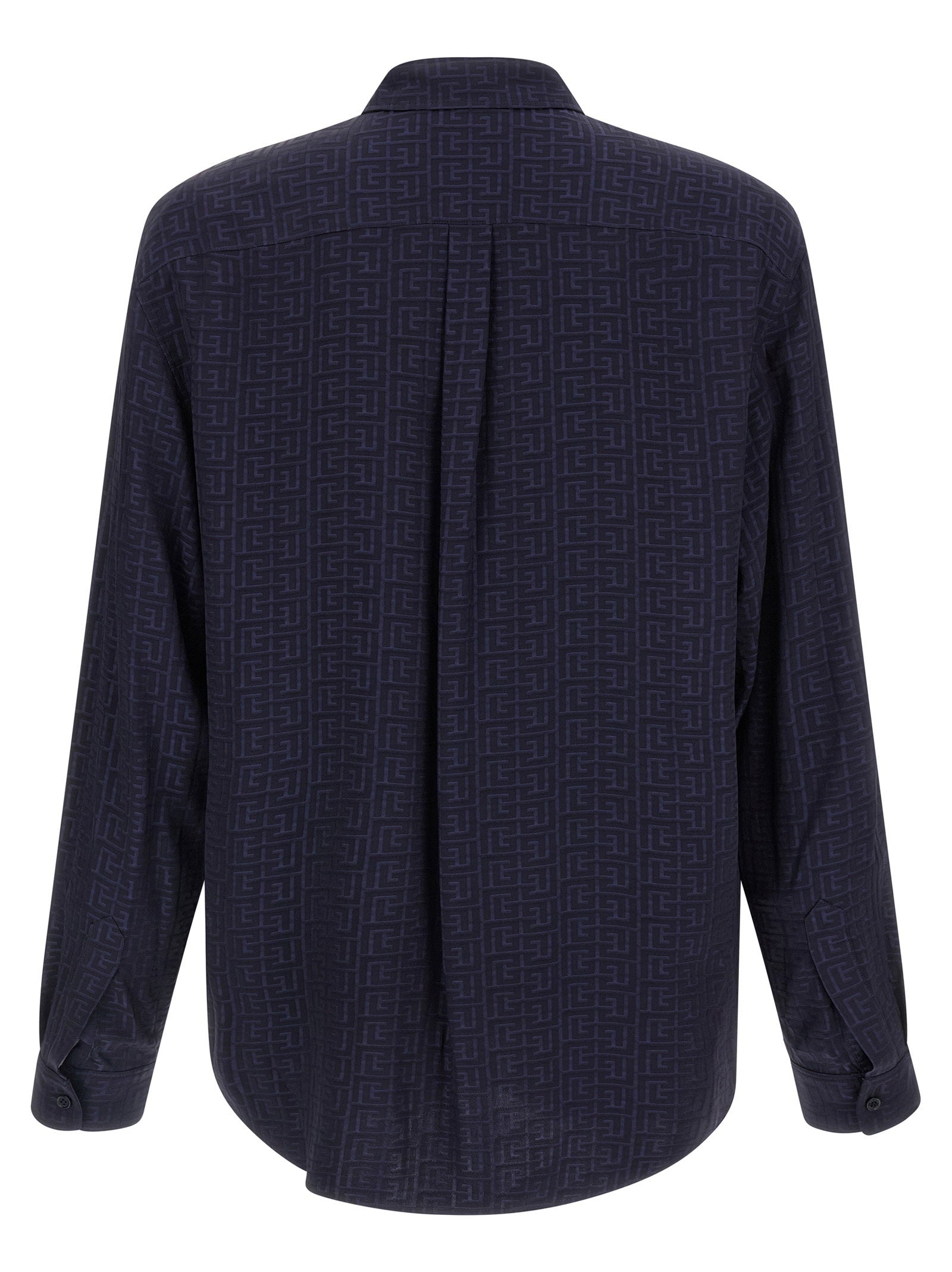 Balmain Jacquard Monogram Shirt – 100% viscose - view 2