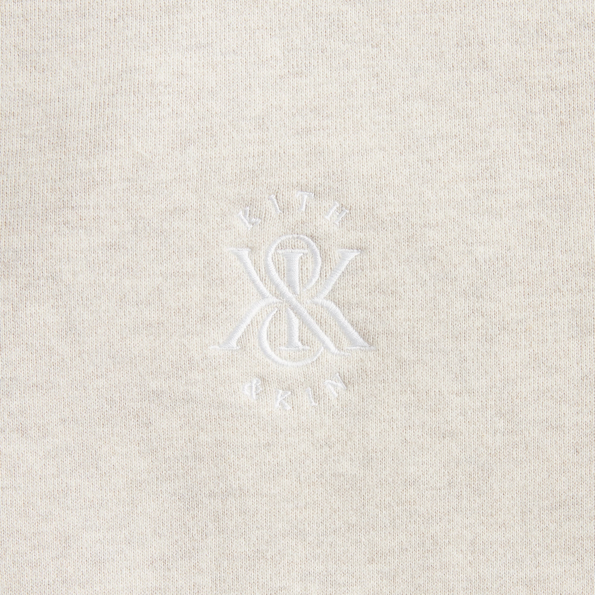 Kith Women Hunter Cable Panelled Quarter Zip - Sandy Heather - view 5