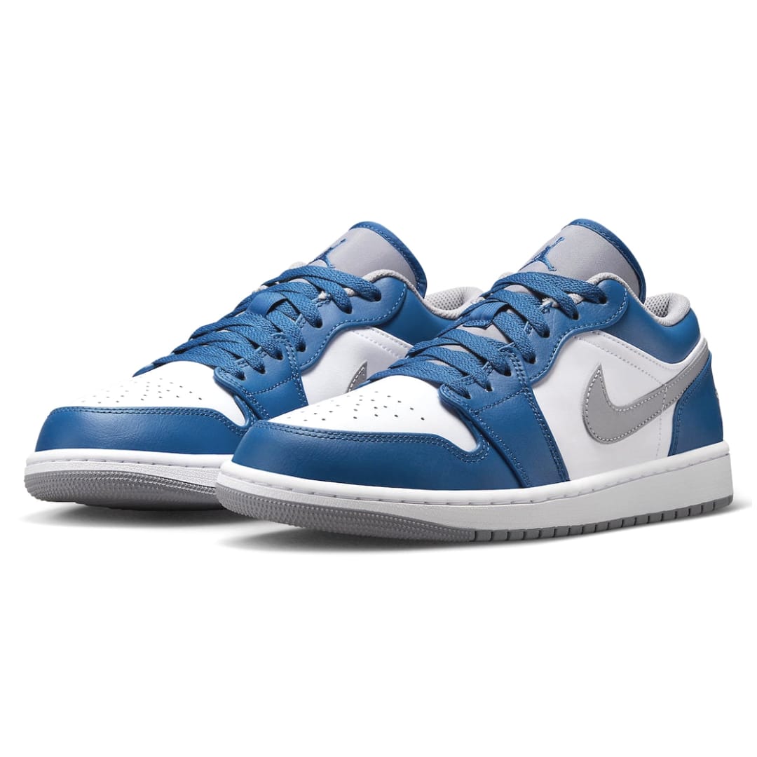 Kicks Machine Air Jordan 1 Low True Blue - view 2