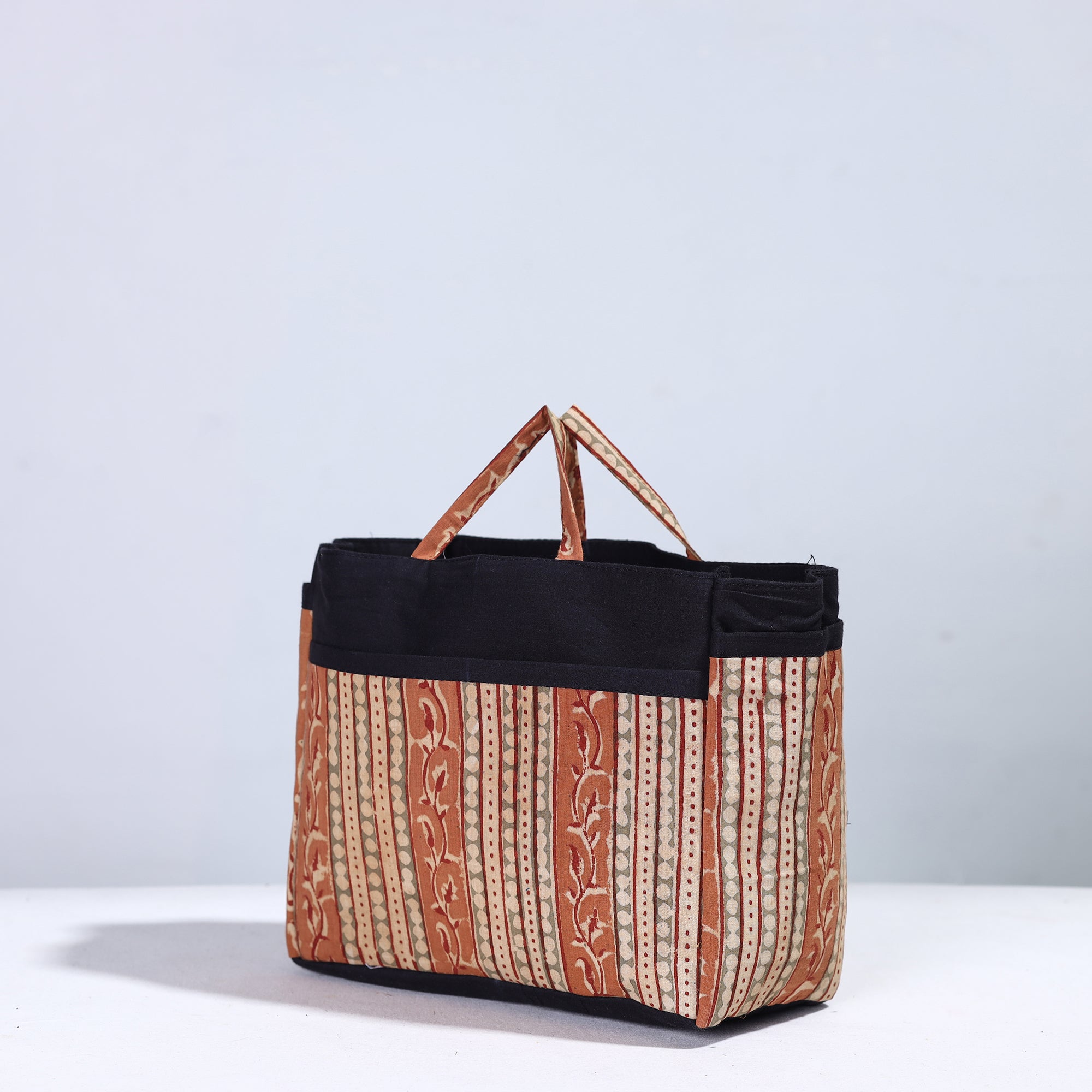 NOORI BAZAR Brown - Handmade Cotton Multipurpose Cosmetic/Toiletry Bag 05 - view 2