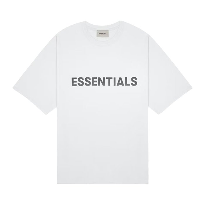 HYPE ELIXIR Fear of God Essentials Boxy T-Shirt Applique Logo White