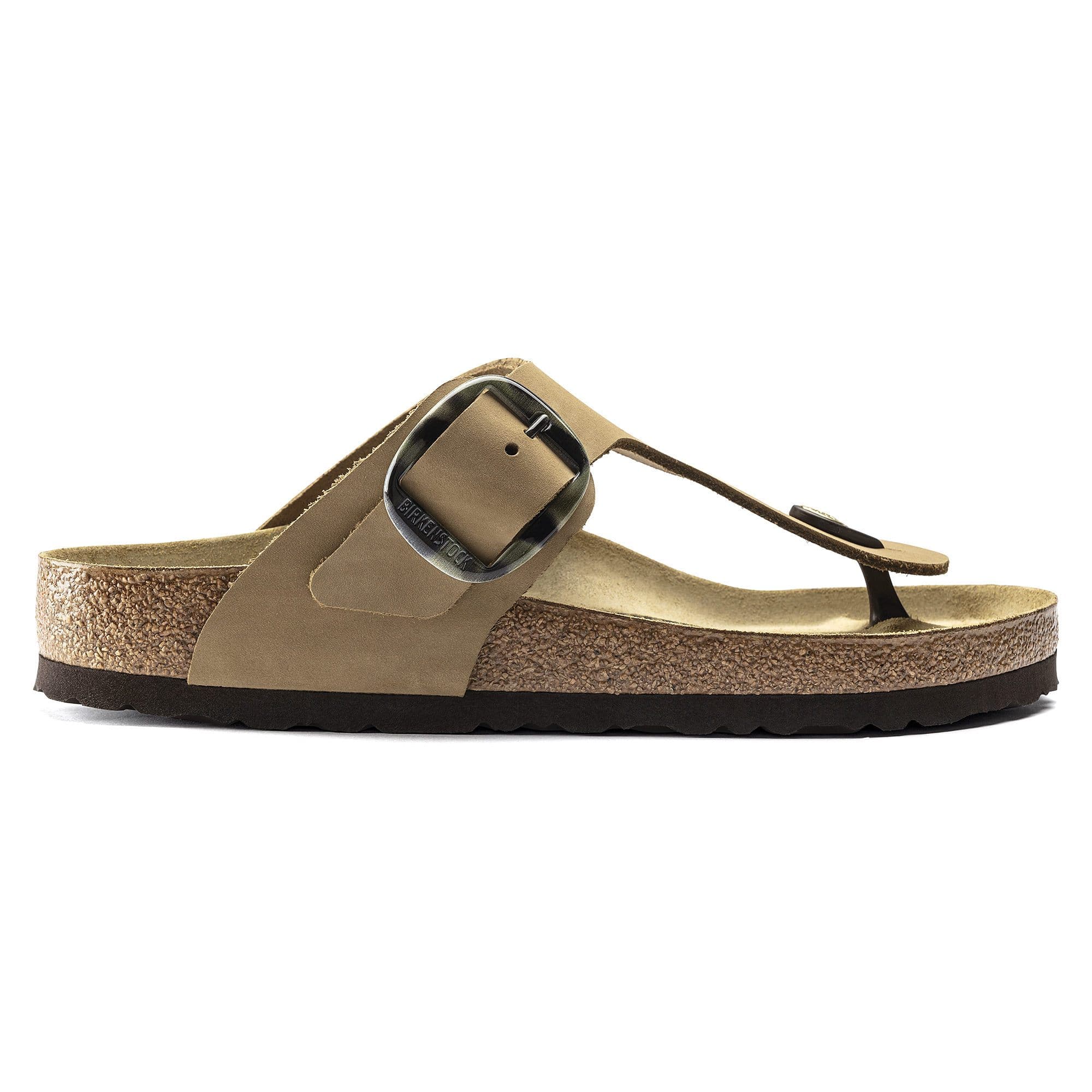 Birkenstock Gizeh Big Buckle Nubuck Leather – Green Green/Mud Green - view 4