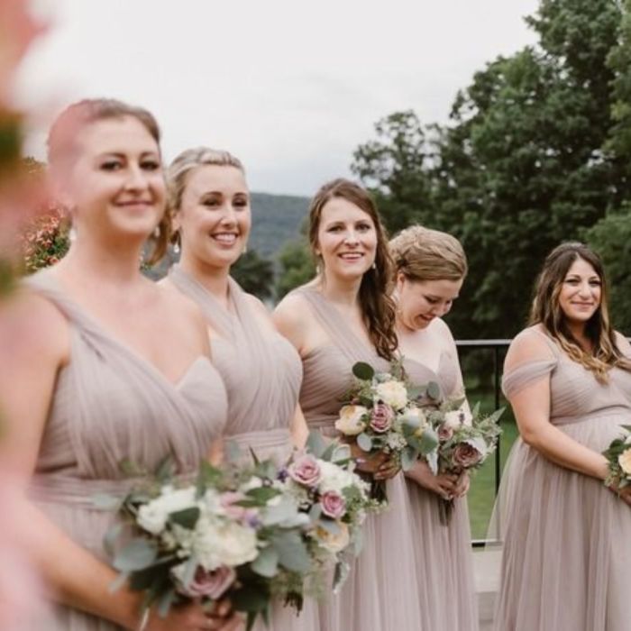 fiftyflowers.com Mauve and Lace Vintage Wedding