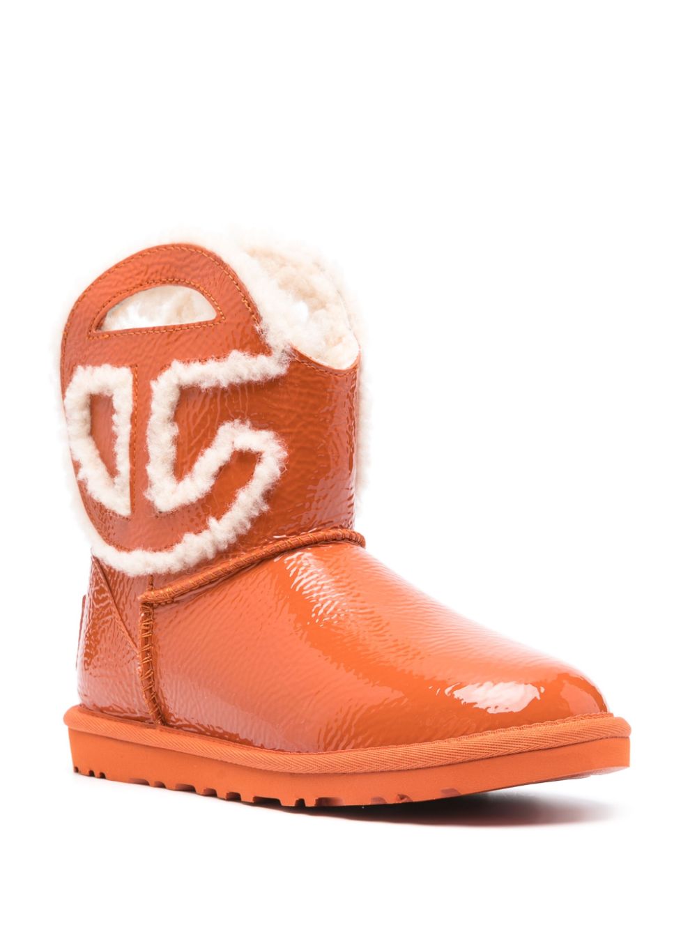 UGG X Telfar Logo Mini Crinkle Boots - view 2