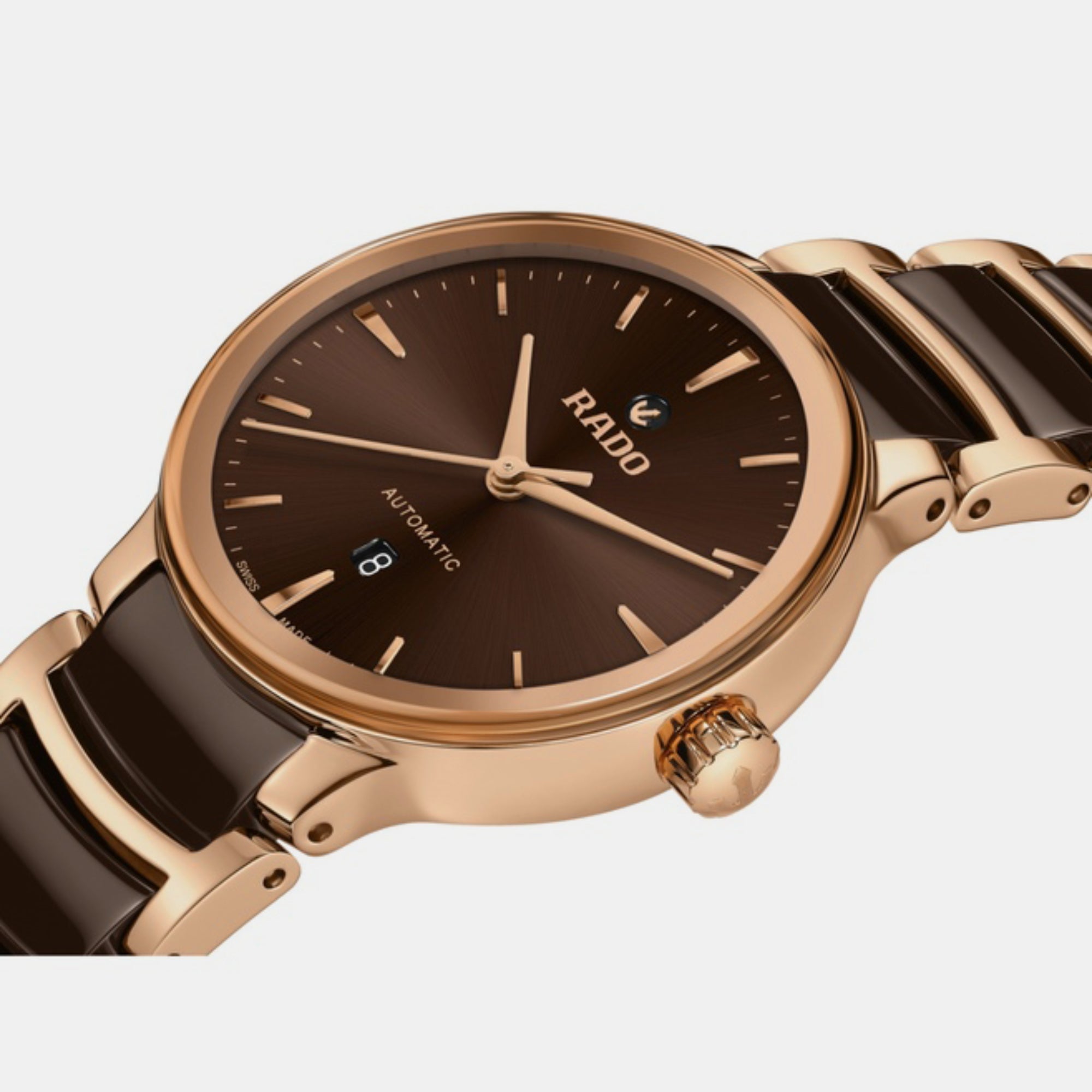 Rado Centrix Women Automatic Brown Dial Analog Stainless Steel Watch R30019302 - view 2