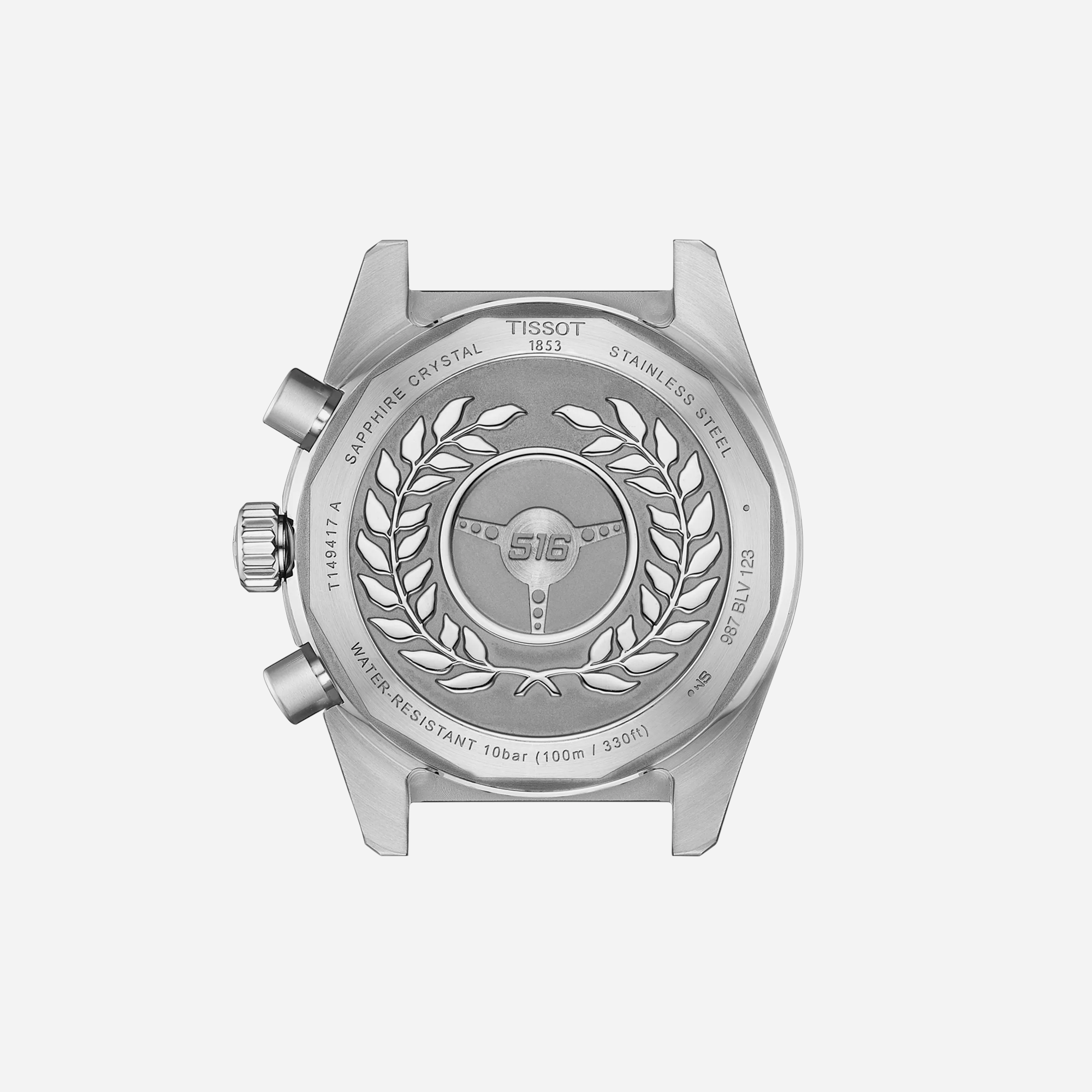 Tissot PR516 Blue Dial 42mm Grey Stainless Steel Quartz Chronograph Watch - view 2