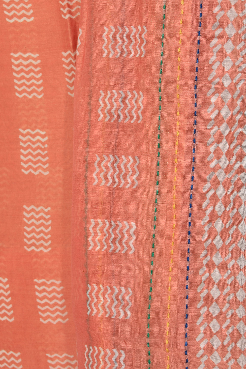 Kalanjali Cotton Silk Unstitched Suit With Dupatta (3 Pcs Set) - view 2