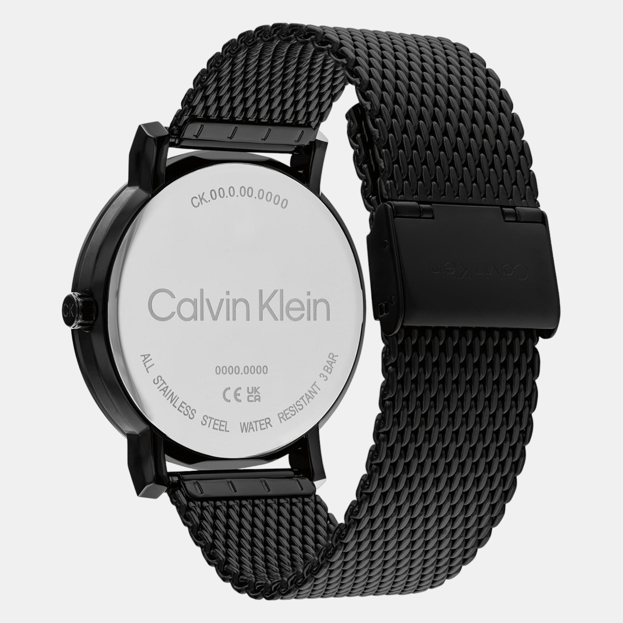 Calvin Klein Ck Slate Men Quartz Black Dial Analog Stainless Steel Watch 25200259 - view 3