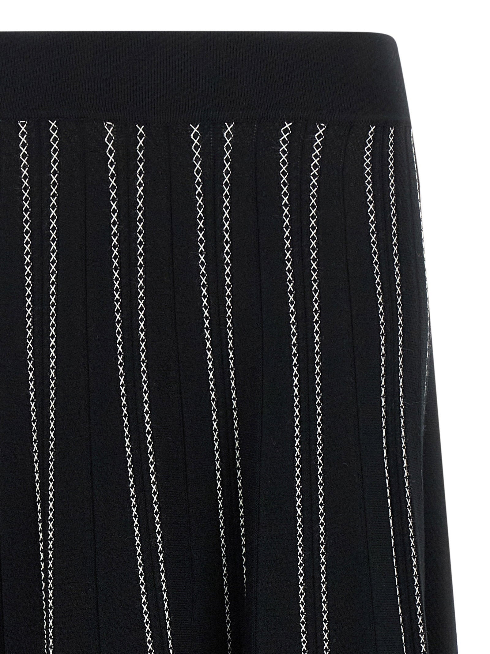 Elisabetta Franchi Origami Knit Skirt - view 3